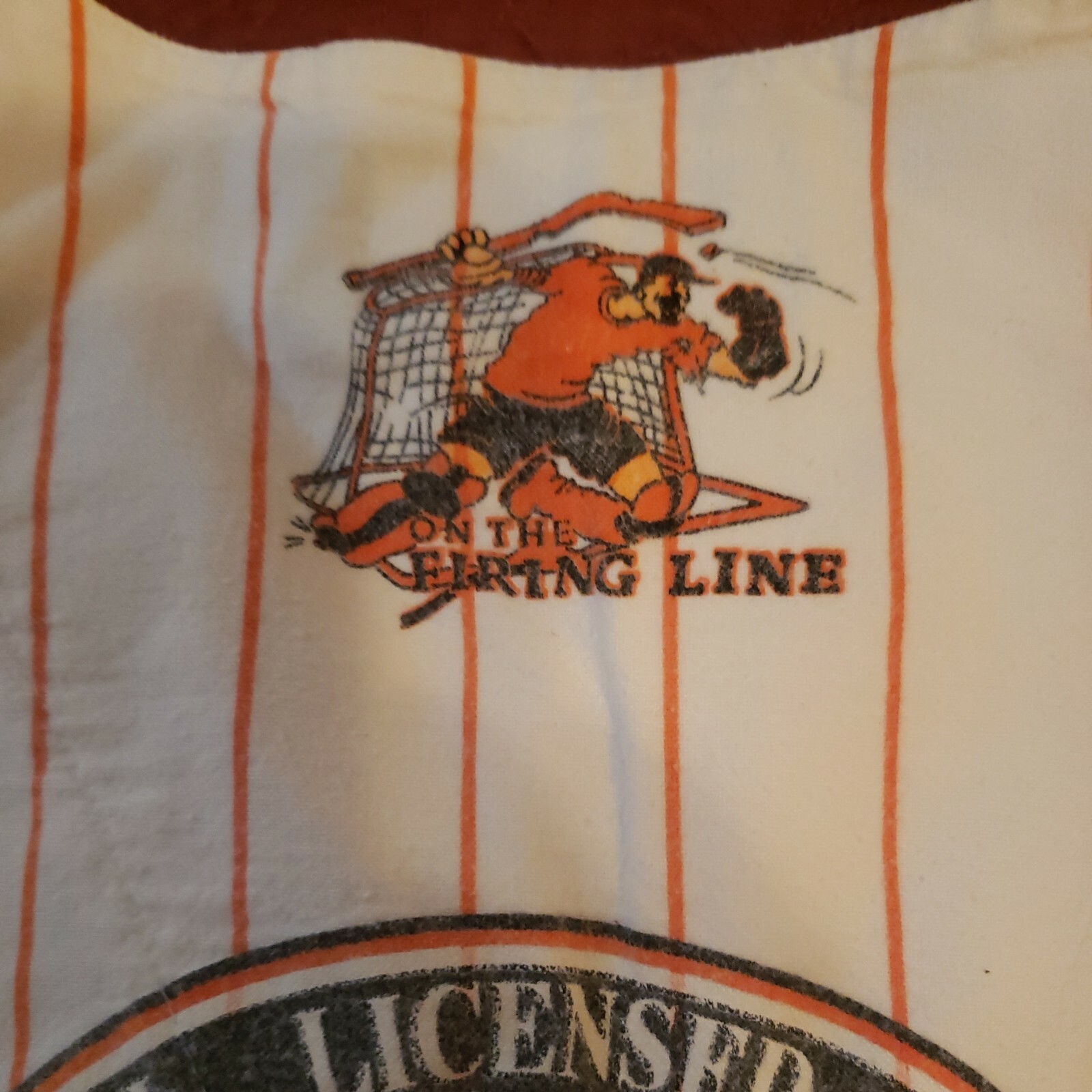Vintage PHILADELPHIA FLYERS Esleep Co Ed Pajamas Size Lrg Very cool Retro set!