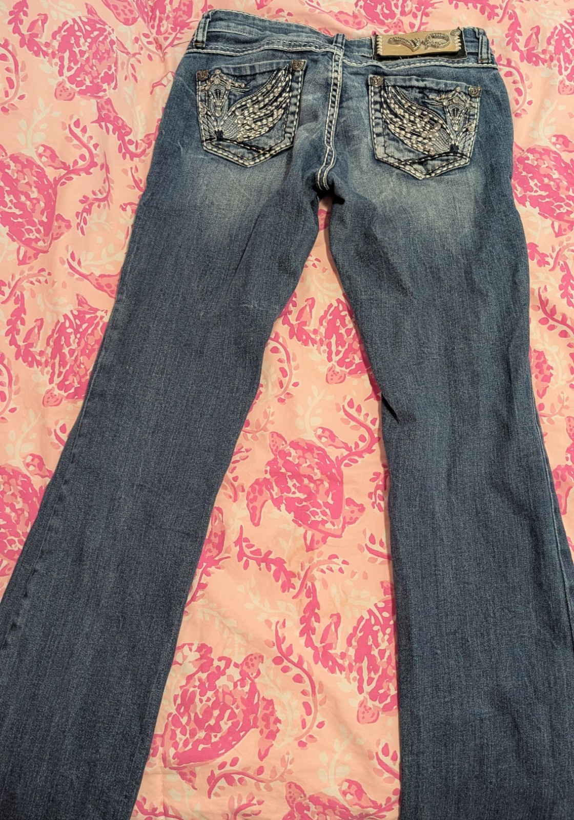 Vigoss Women’s Heritage Fit Dark Blue Boot Cut Jeans