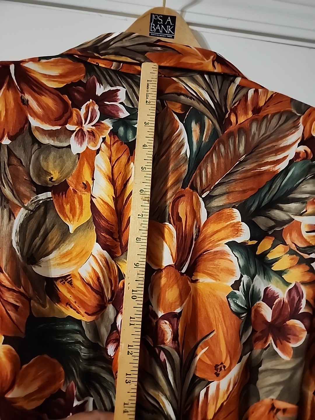 Vintage 1980s Dress Roamans Floral Tropical Wrap Beach Stretch Boho L XL 2x ?
