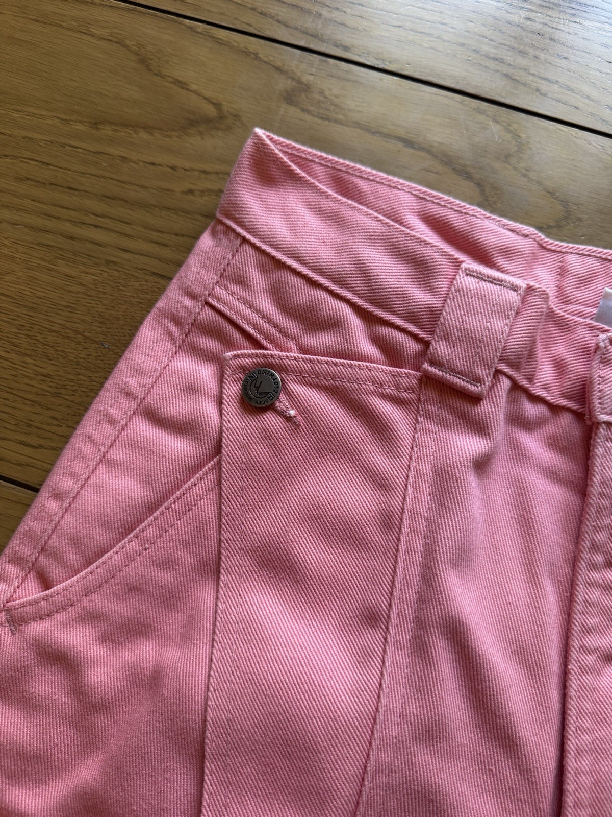 Rocky Mountain Jeans Pink Bareback Women Sz 29 Vintage Mom Jeans Western Cowgirl