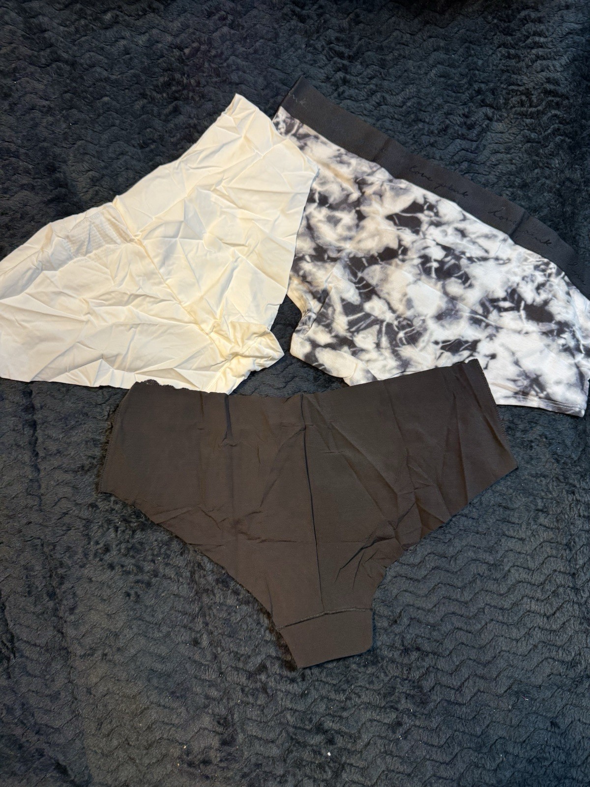 NWT XL VICTORIAS SECRET SATIN NYLON COTTON LACE LOT BULK HIPSTER BIKINI 17