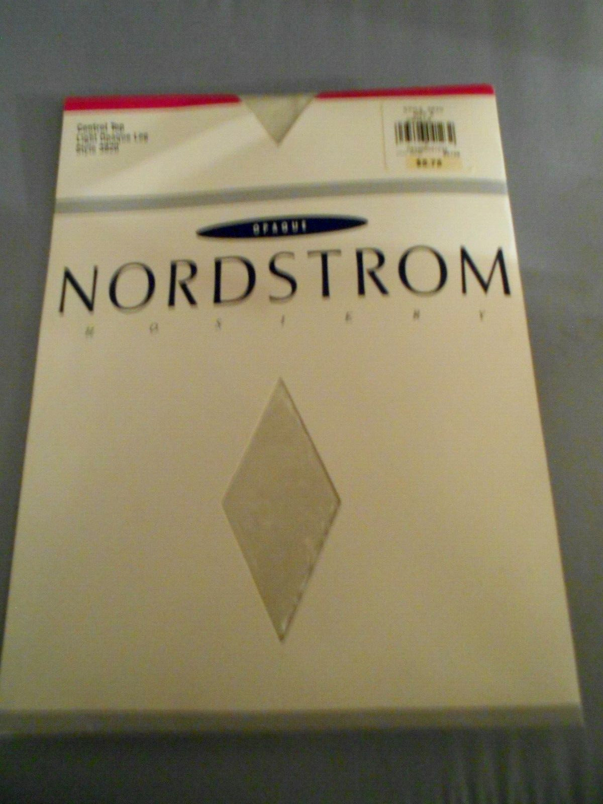 Vintage New Nordstrom Light Opaque Size A Vanilla Control Top Panty Hose