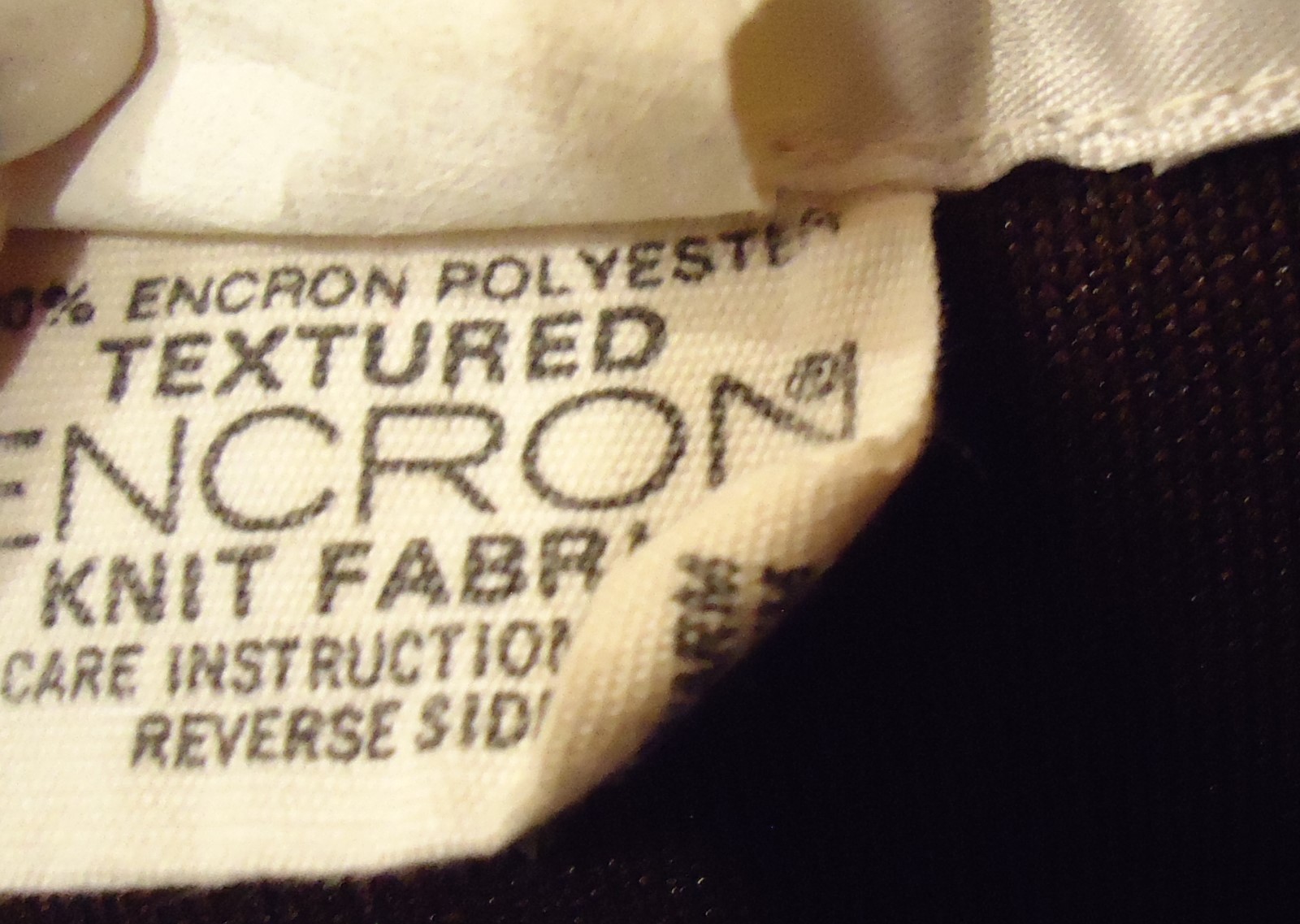 NOS Vtg 70s Midcentury Brown White Striped Dress Jones sz 14 Full Sweep Hem 68″