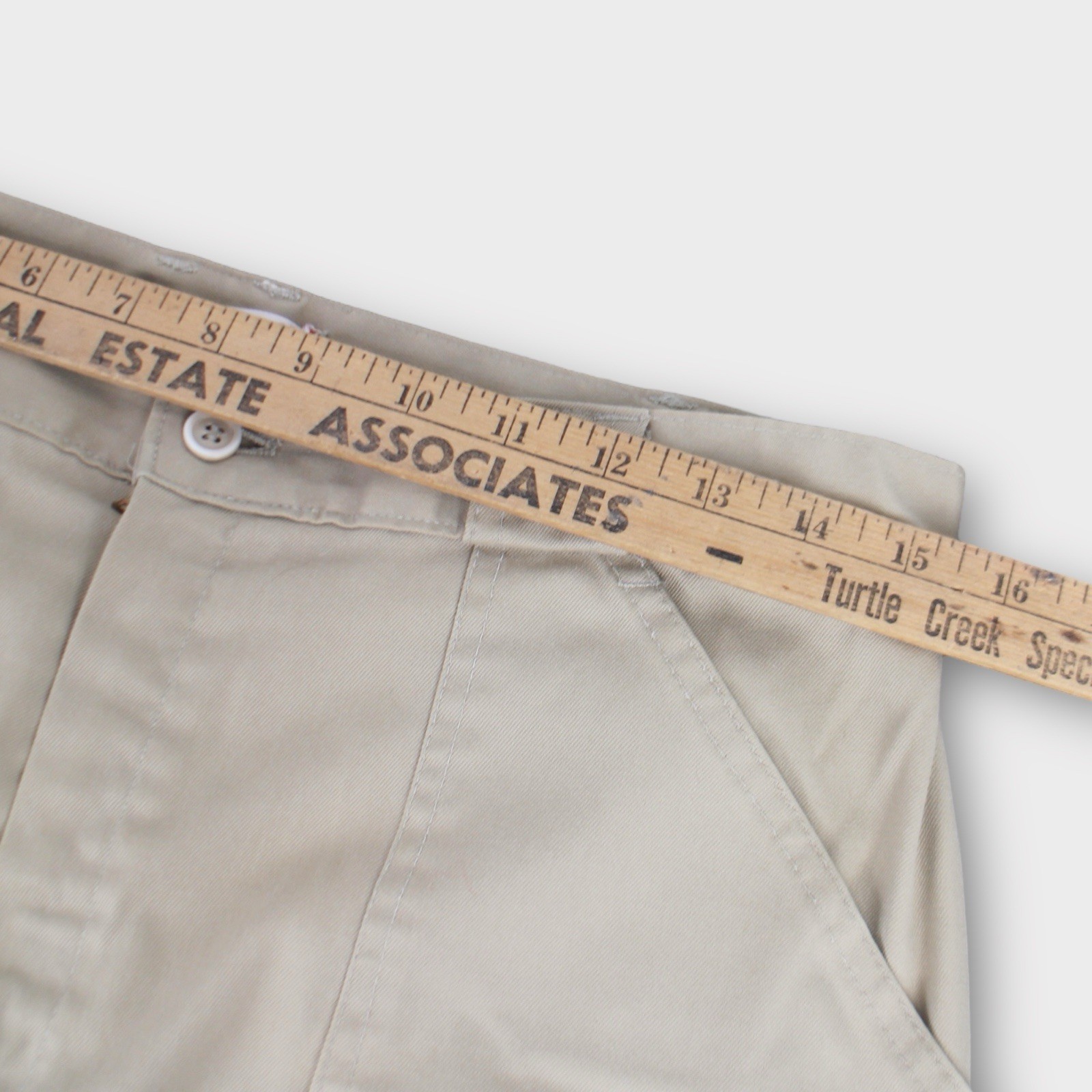 Vintage 70s Sportif High Rise Wide Leg Pants Women’s Size 31 Khaki USA Made