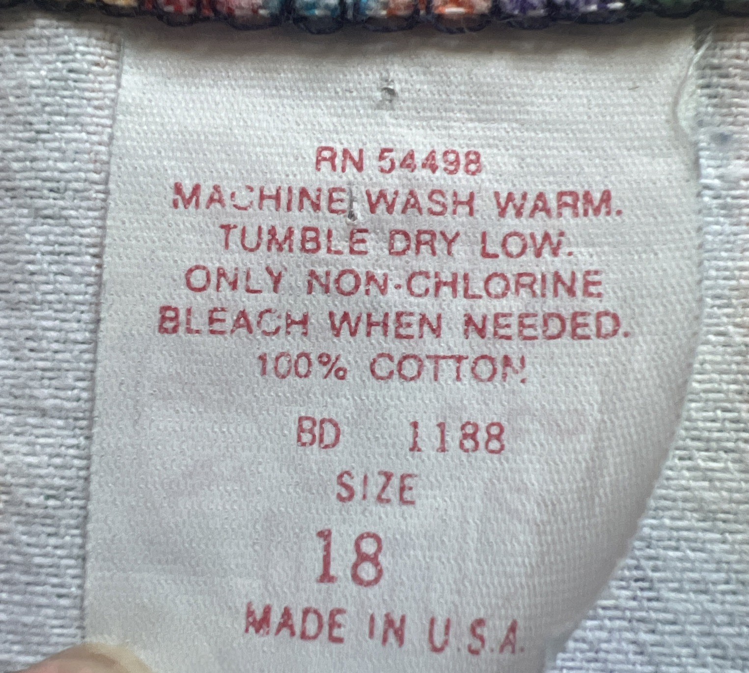 Vintage 1970s Rainbow Womens Denim Vest Made In USA Hippy Groovy Size 18 XL