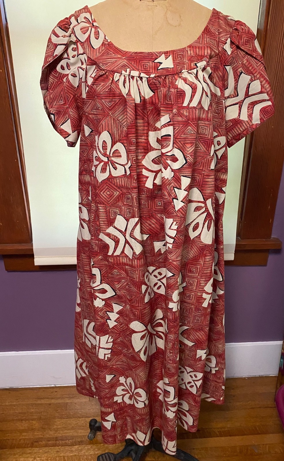 Royal Creations Hawaiian Muumuu Tiki Luau Dress Womens XL