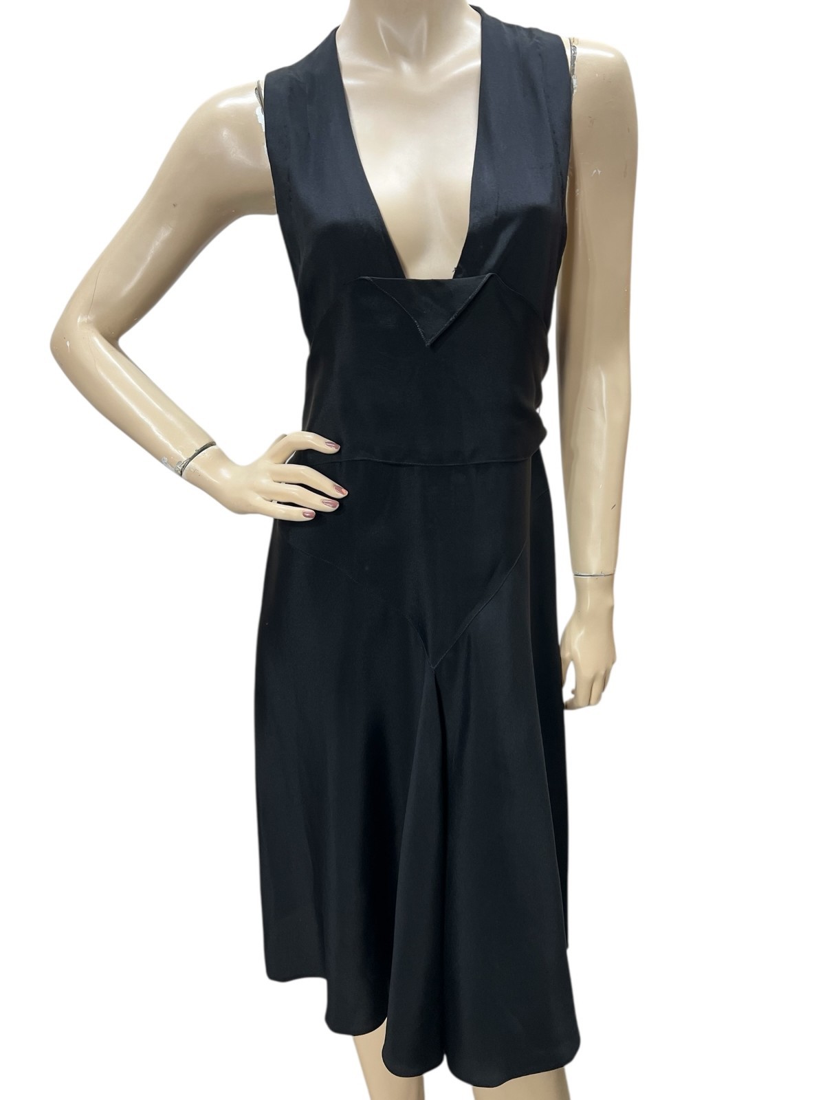 FABULOUS Vtg 20s 2 Pc Dress + Cape Sz S-M Black Rayon Chemise + Long Jacket EUC