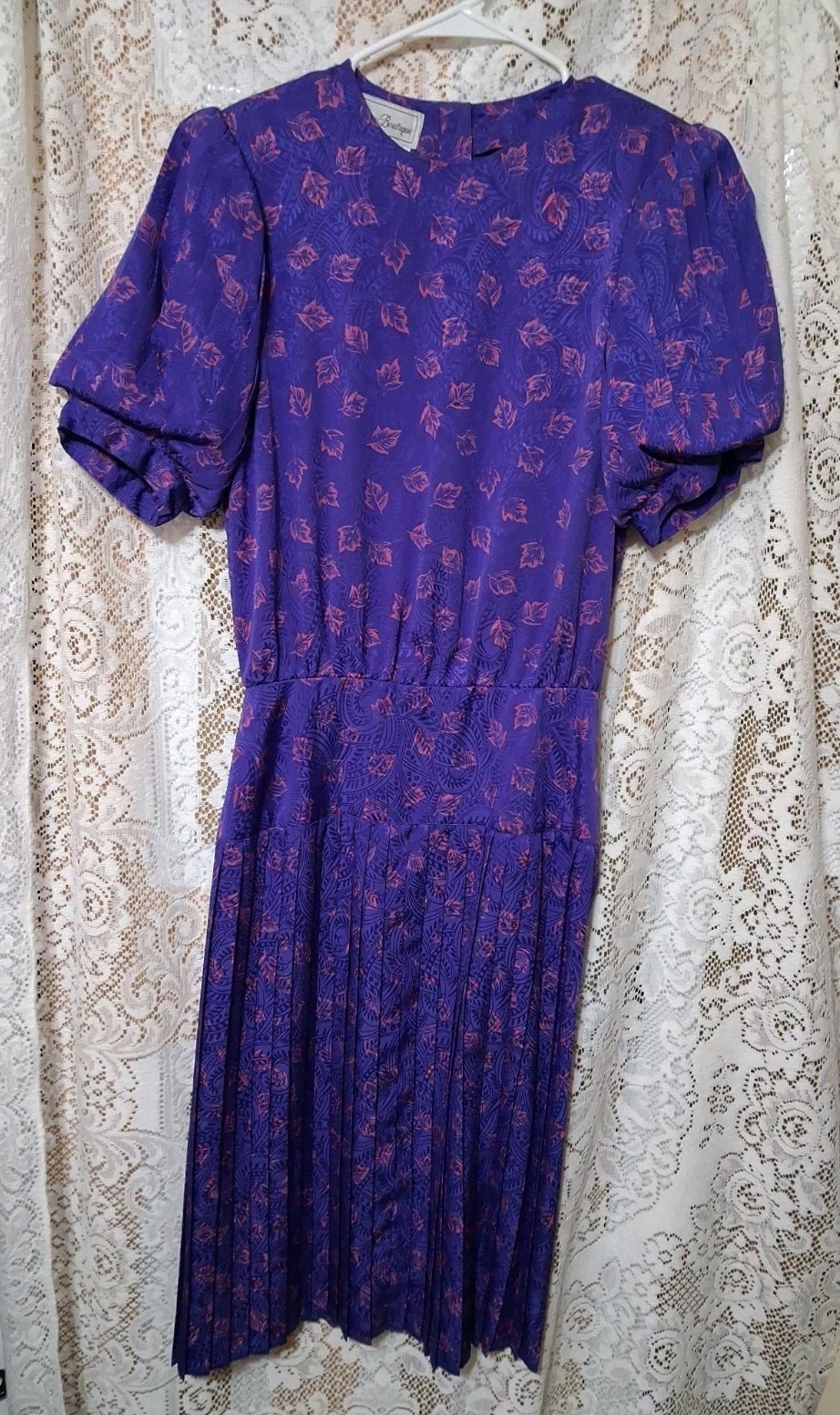 Vintage 1980s Maggy Boutique Dress Size 10. Made In Korea