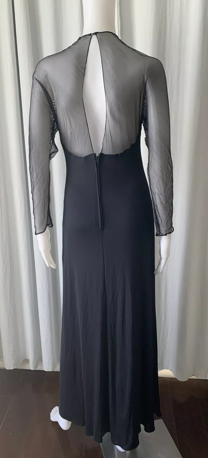 Vintage 70s Molli par is Matte Jersey With Rhinestones Embellishments Size S