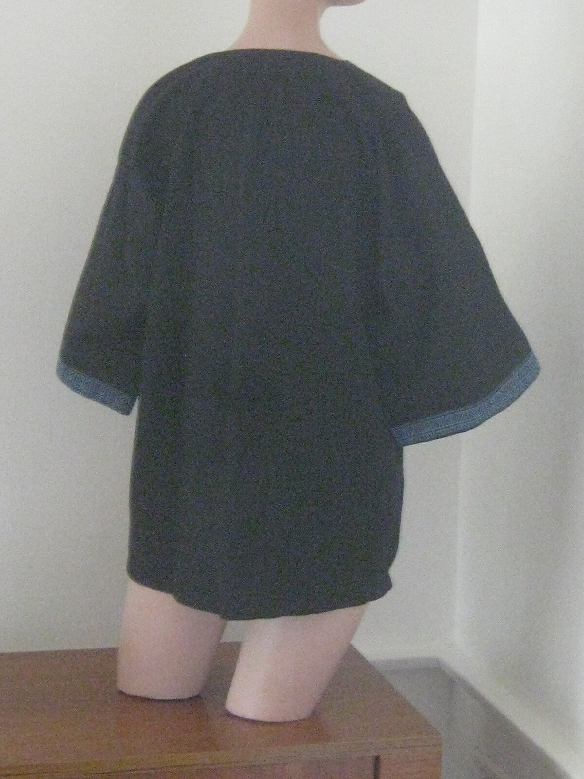 HMONG Hill Tribe WOVEN Embroidered Jacket Boho hippie ethnic Asia XL Fine