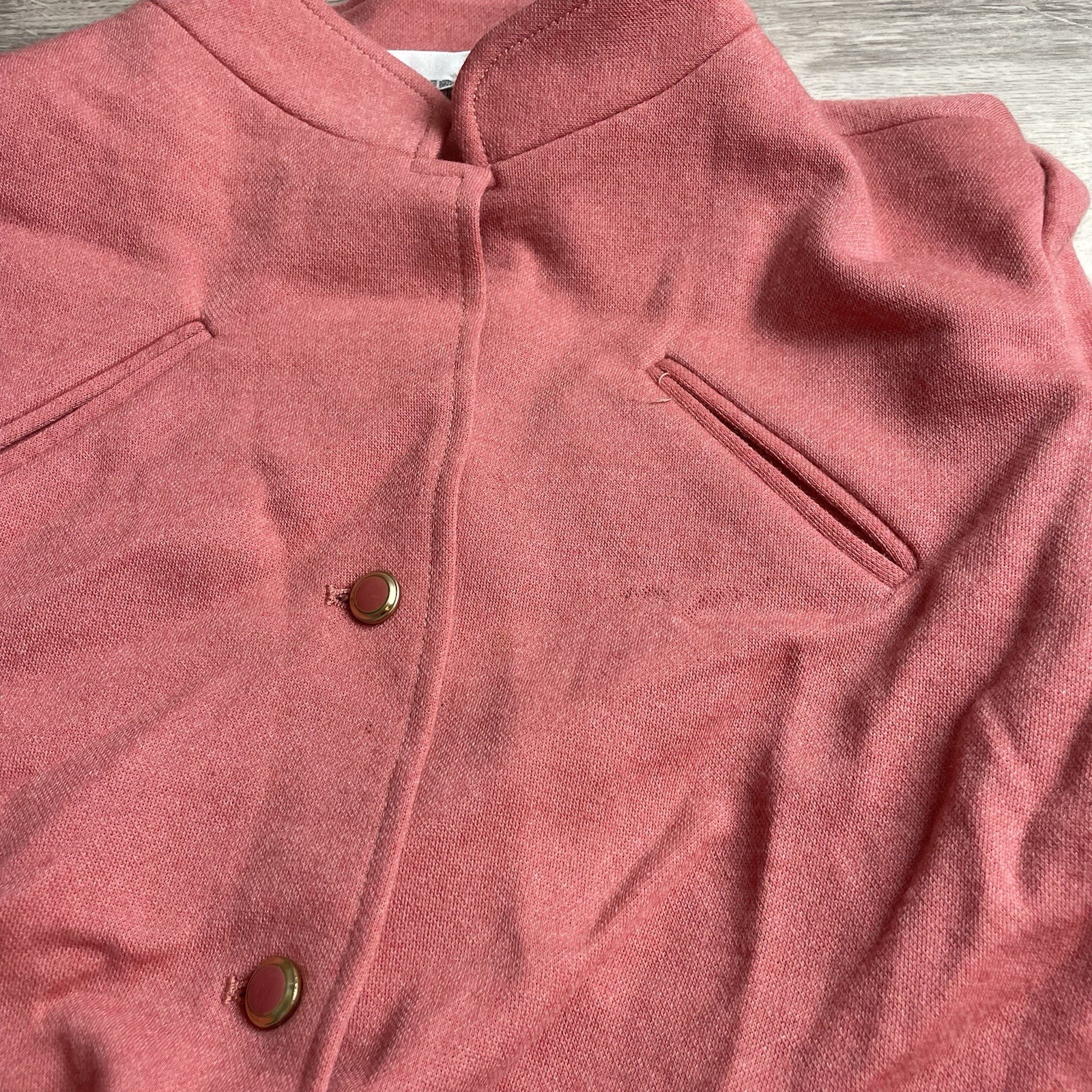 Vintage Women’s Kleinert’s duster-style housecoat Size 3 Muted Coral Pink