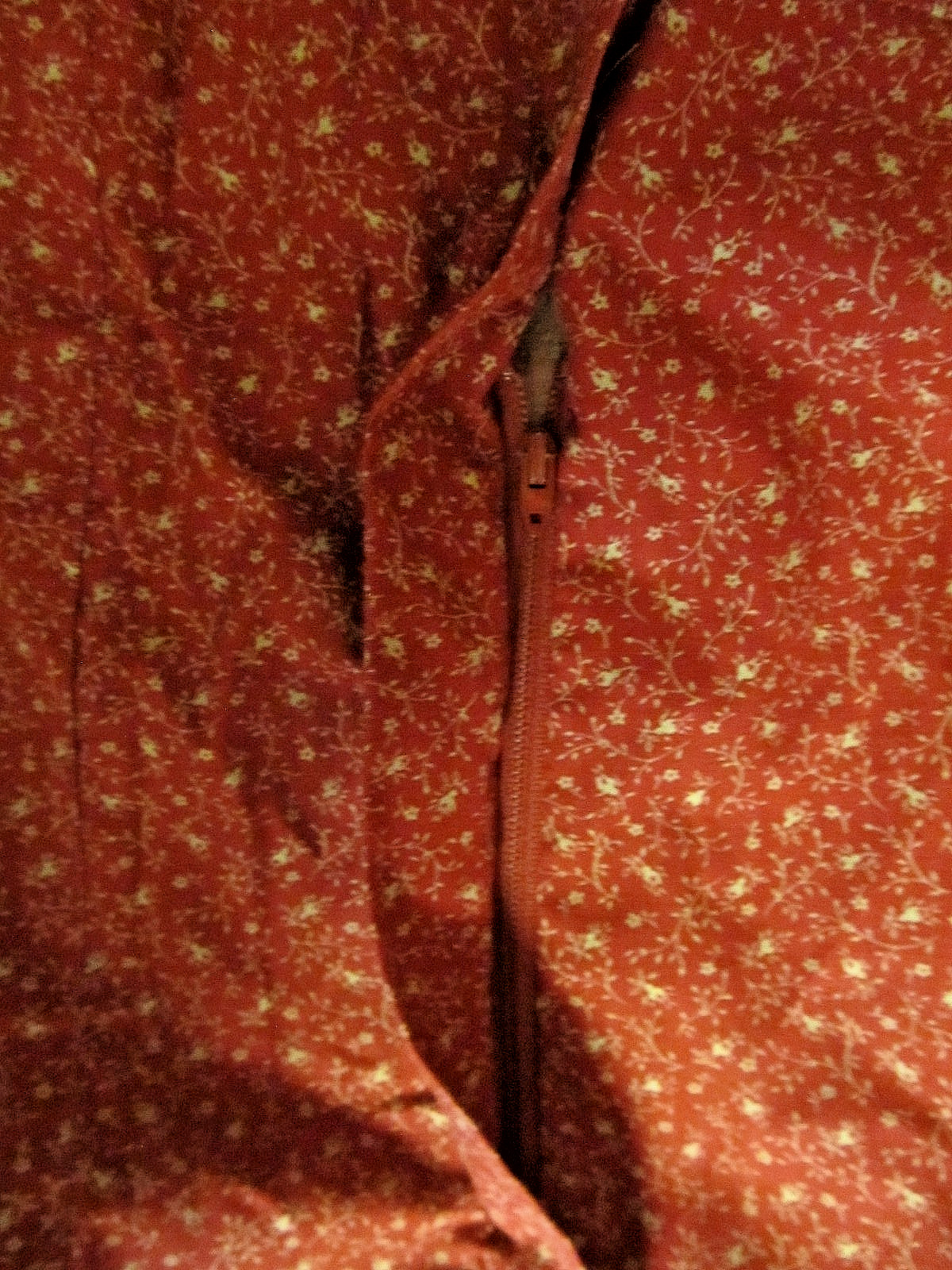 Vintage 1960’s A Nancy Frock red flower print house dress size 20 1/2