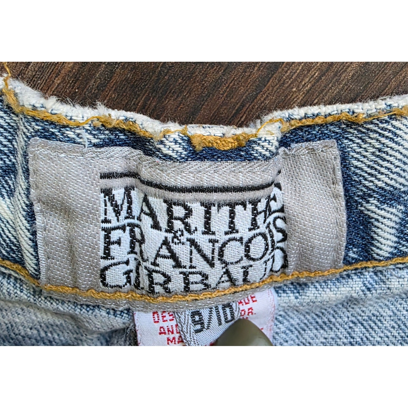 Marithe Francois Girbaud Vintage Acid Wash High Waisted Tapered Mom Jeans 9/10