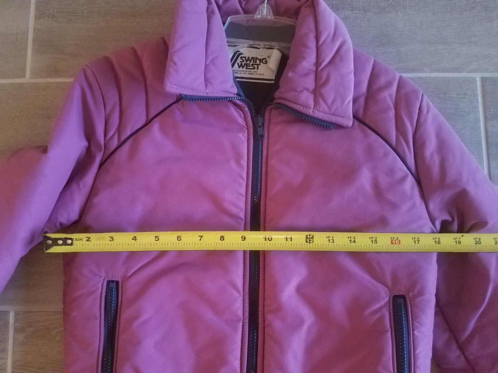 Vintage Swing West Jacket Ladies SMALL Magenta/Purple