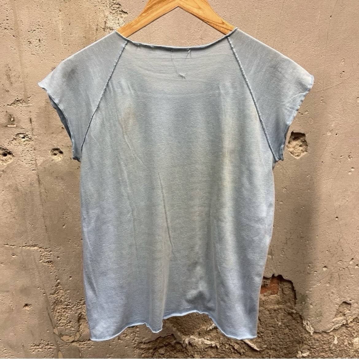 Vintage 80s The Imperials Raglan Cut Blue Colorful Print Band Tee M/L 1985