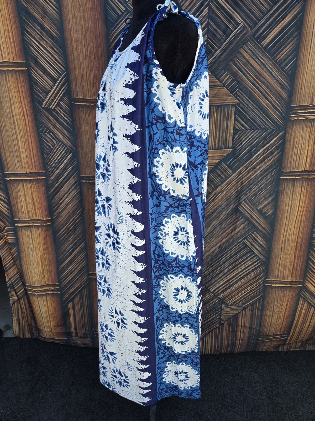 Vintage Waltah Clarke’s Hawaiian Aloha Maxi Dress 6010