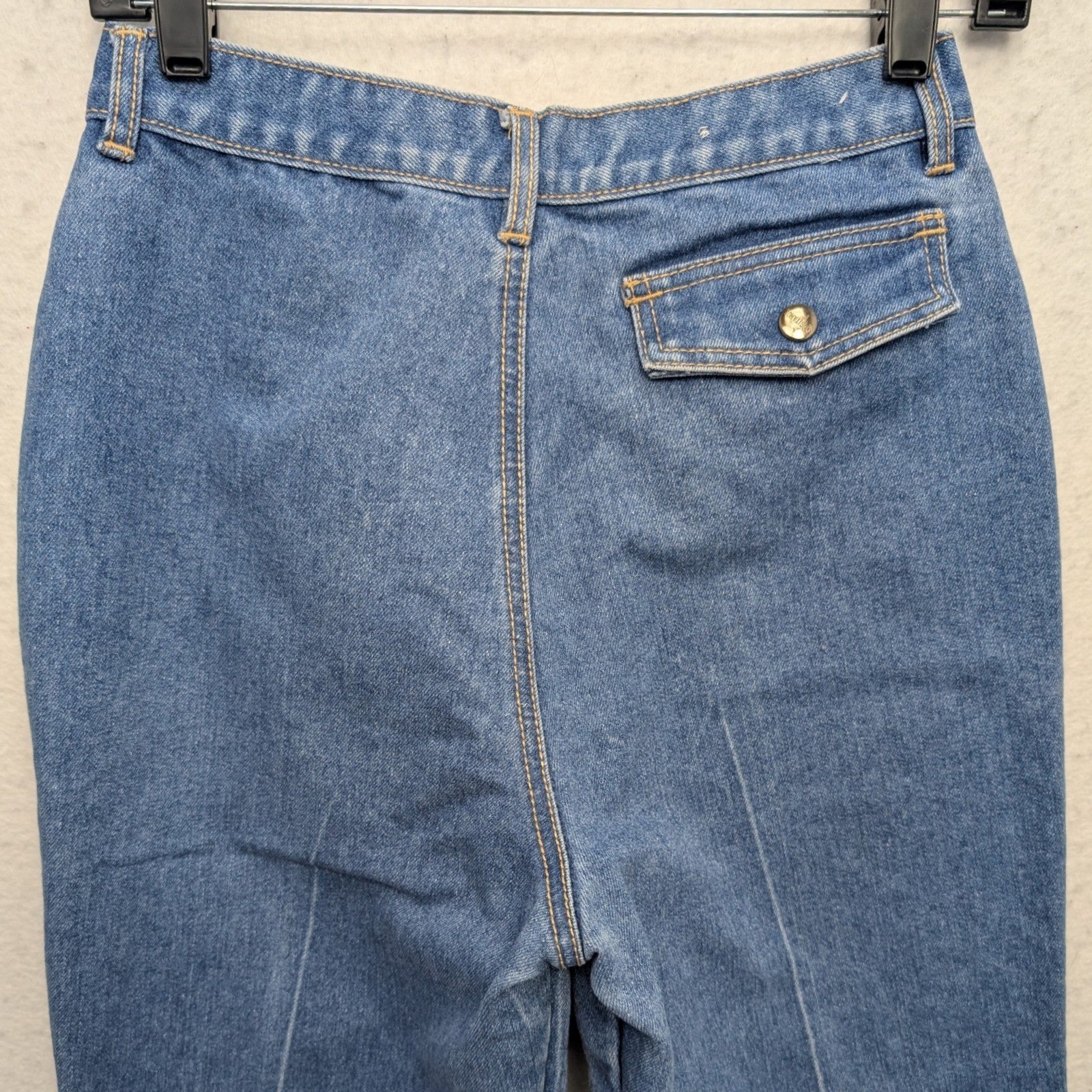 Vintage Gitano Tapered Jeans Womens 11/12 Regular Blue High Rise Fair Spots