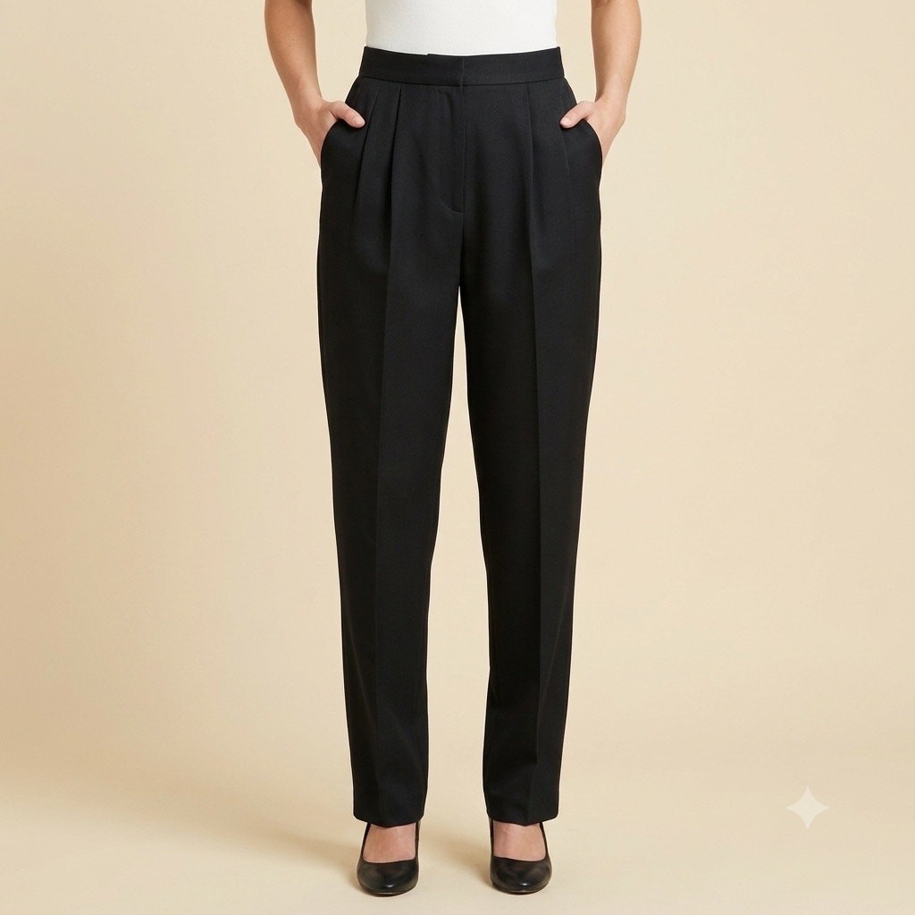 V 263-Vintage Wool Blend Pants Deadstock size 12 / Waist 14” / Inseam 28”