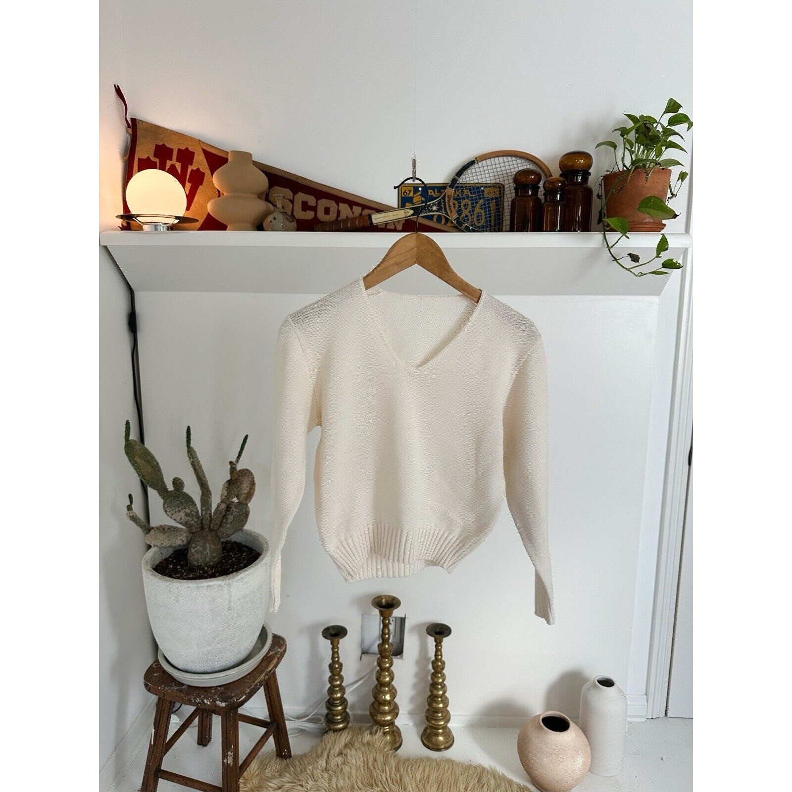 Vintage 1960s Acrylic Wool Sweater