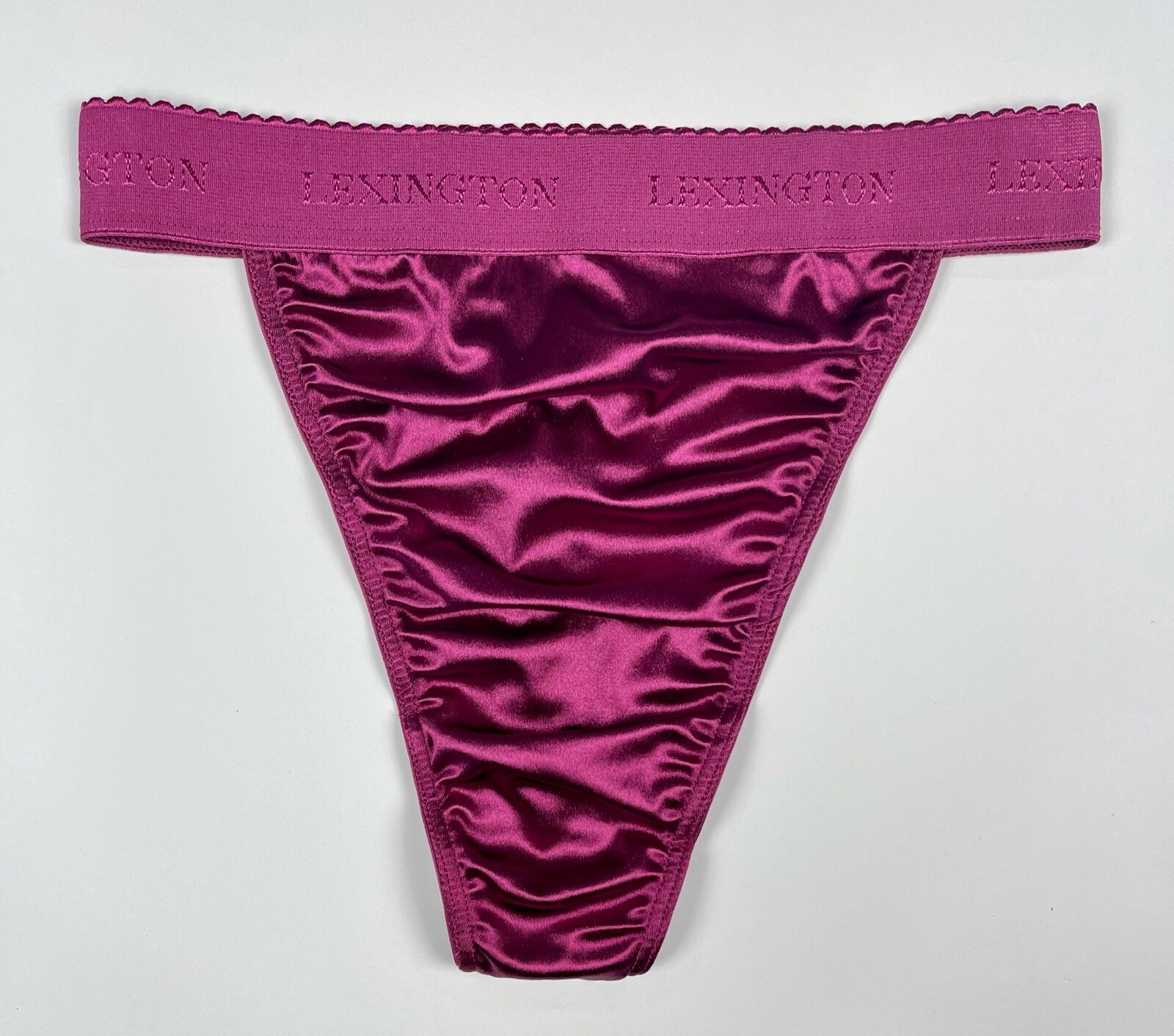 Second Skin Satin Rio Thong · Burgundy · L/7