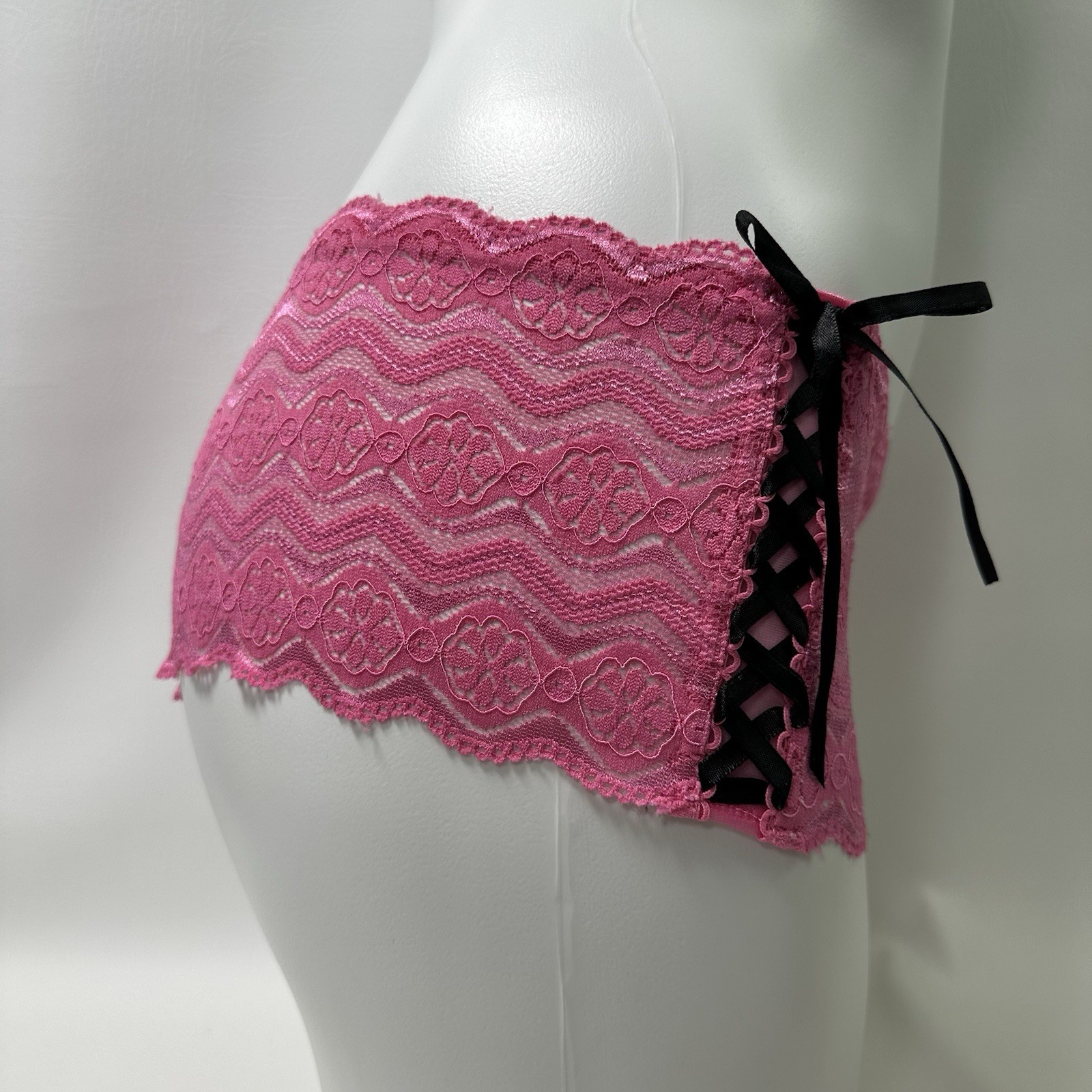 Vintage Y2K Native Intimates Lace Hipster Corset Panties Women’s Size Large 7