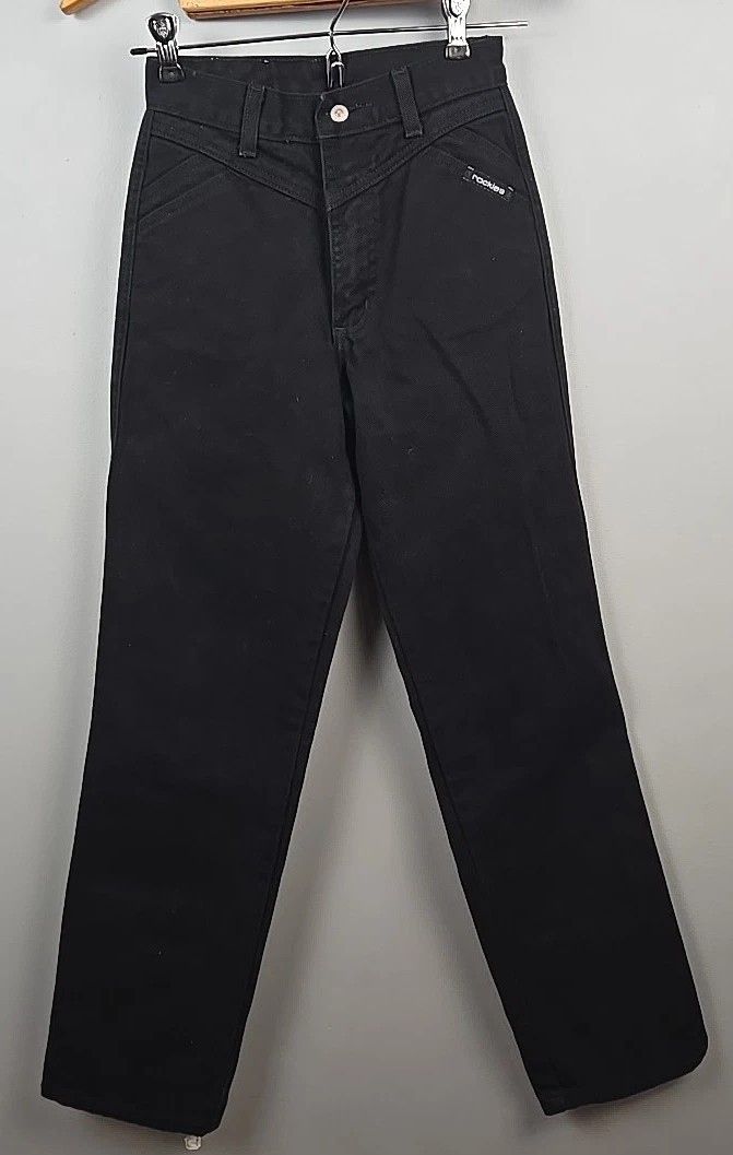 Vintage Rockies Size 12S Black Denim Jeans
