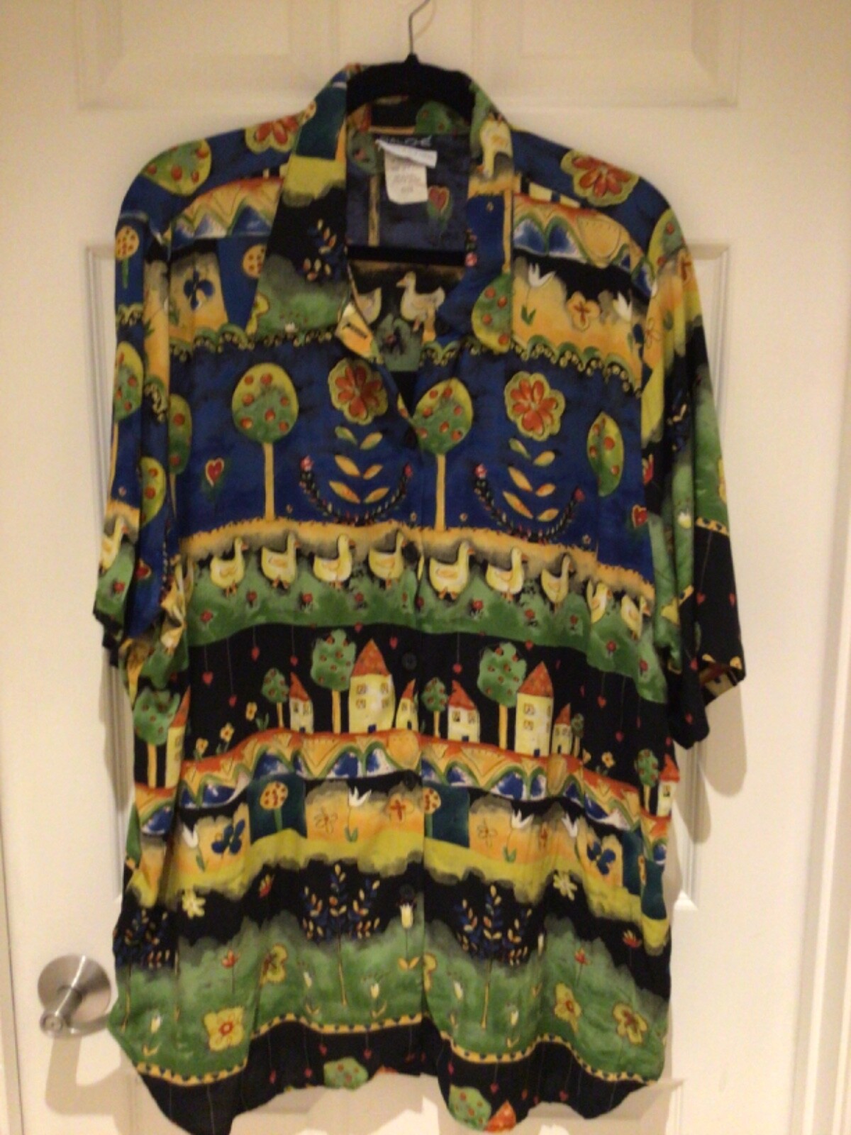 VINTAGE CAMP SHIRT BY CALICHE 22W