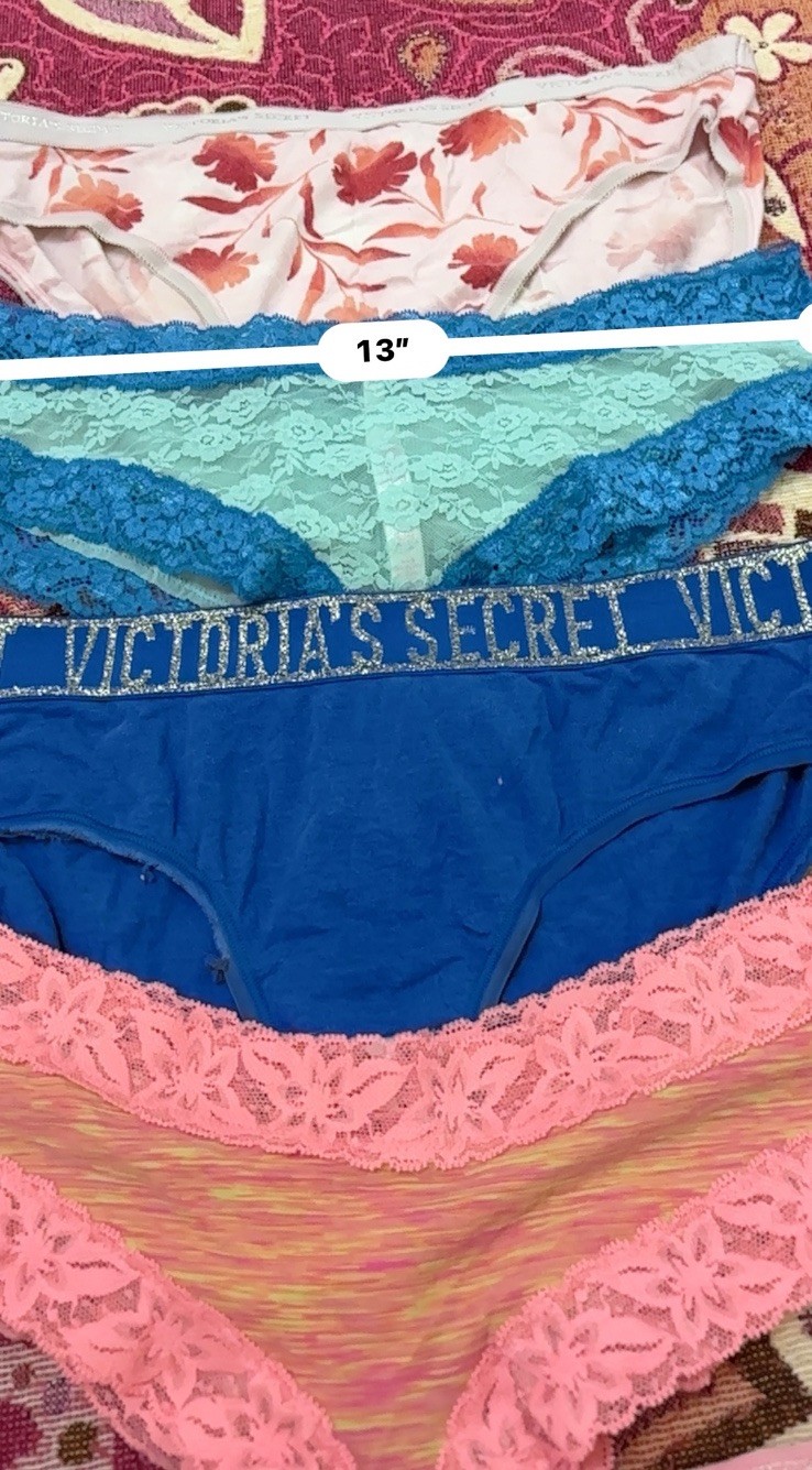 Vintage Lote 5 Pink/victoria Secrets Mic Pantis #005