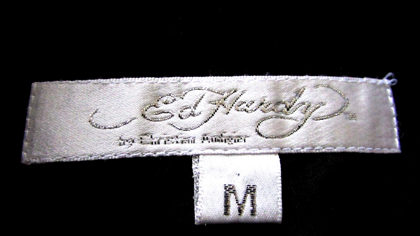 Ed Hardy Western Shirt Womens Medium Black