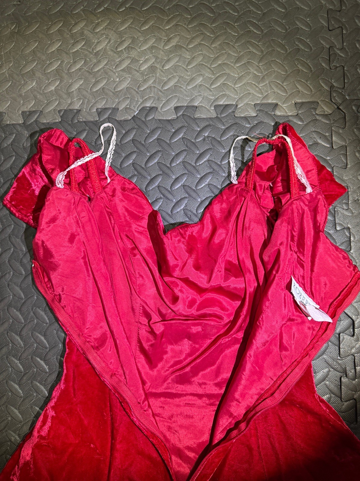 Vintage 80’s Roberta Dress Red Formal Party Prom Cocktail Gown 9/10 Dance 90s