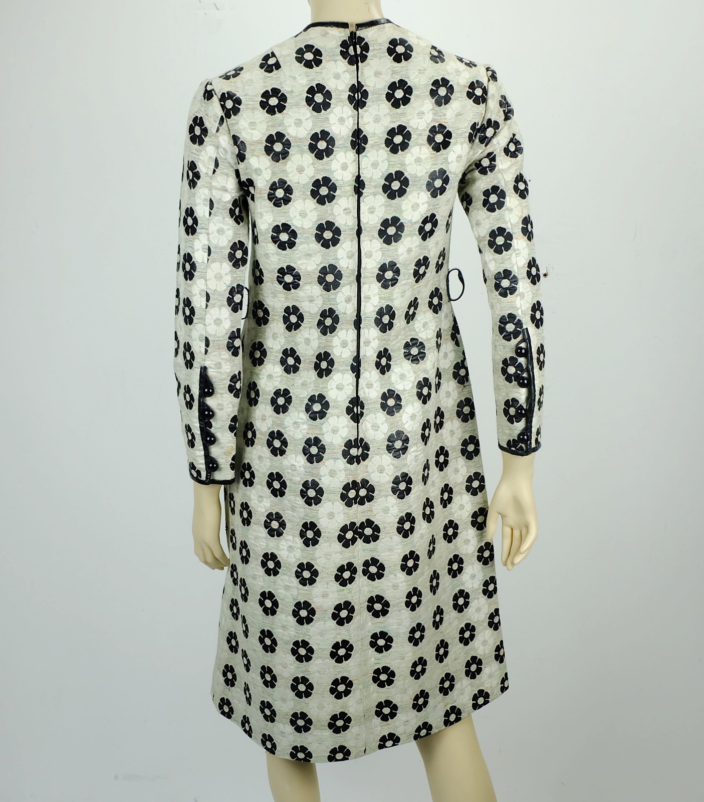 Great unusual 60s dress size 36 mod dress pop era twiggy era