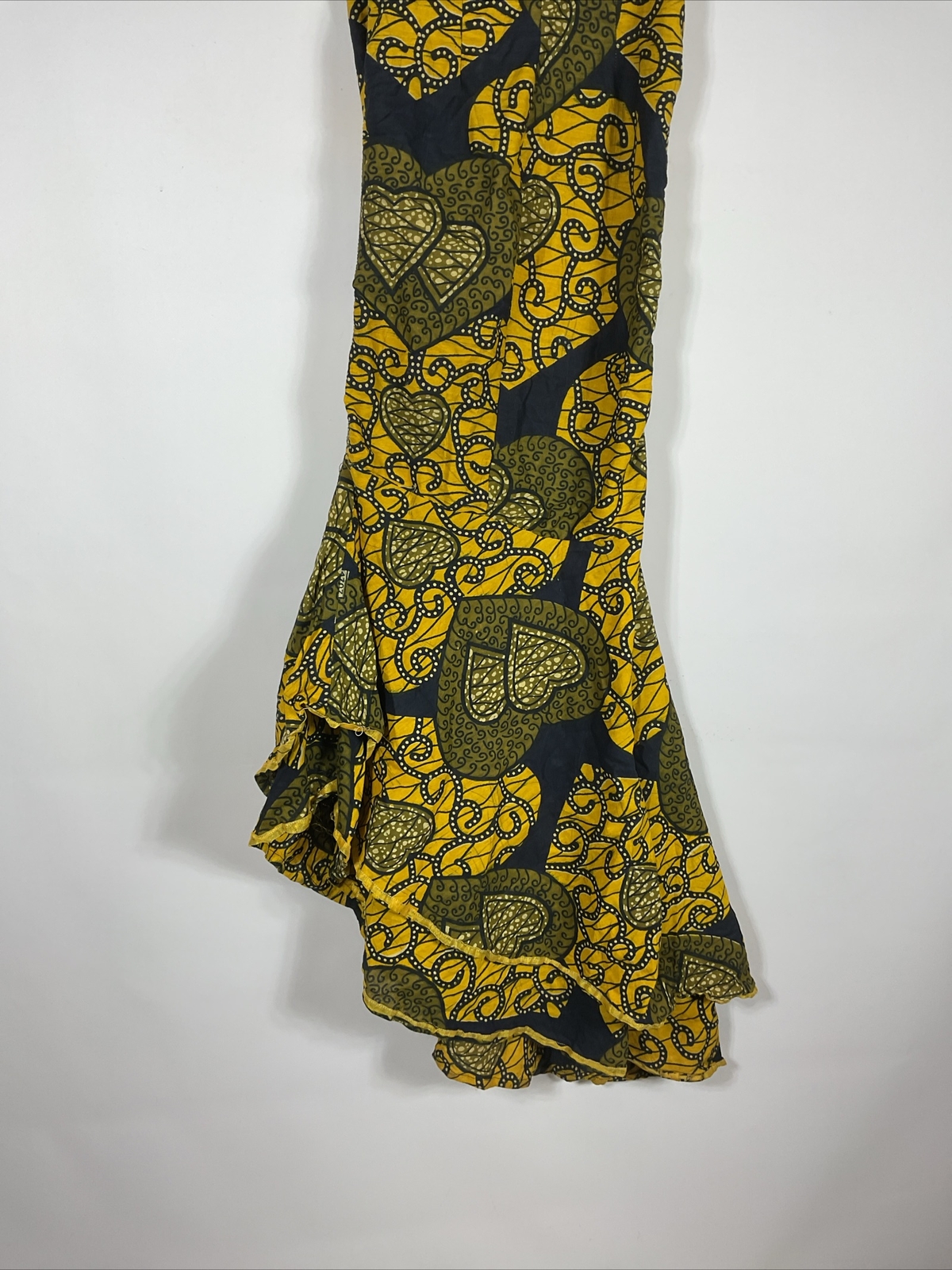 Vintage 60s Hawaiian Dress Womens Sz M Psychedelic Floral Aloha Tropical Mermaid