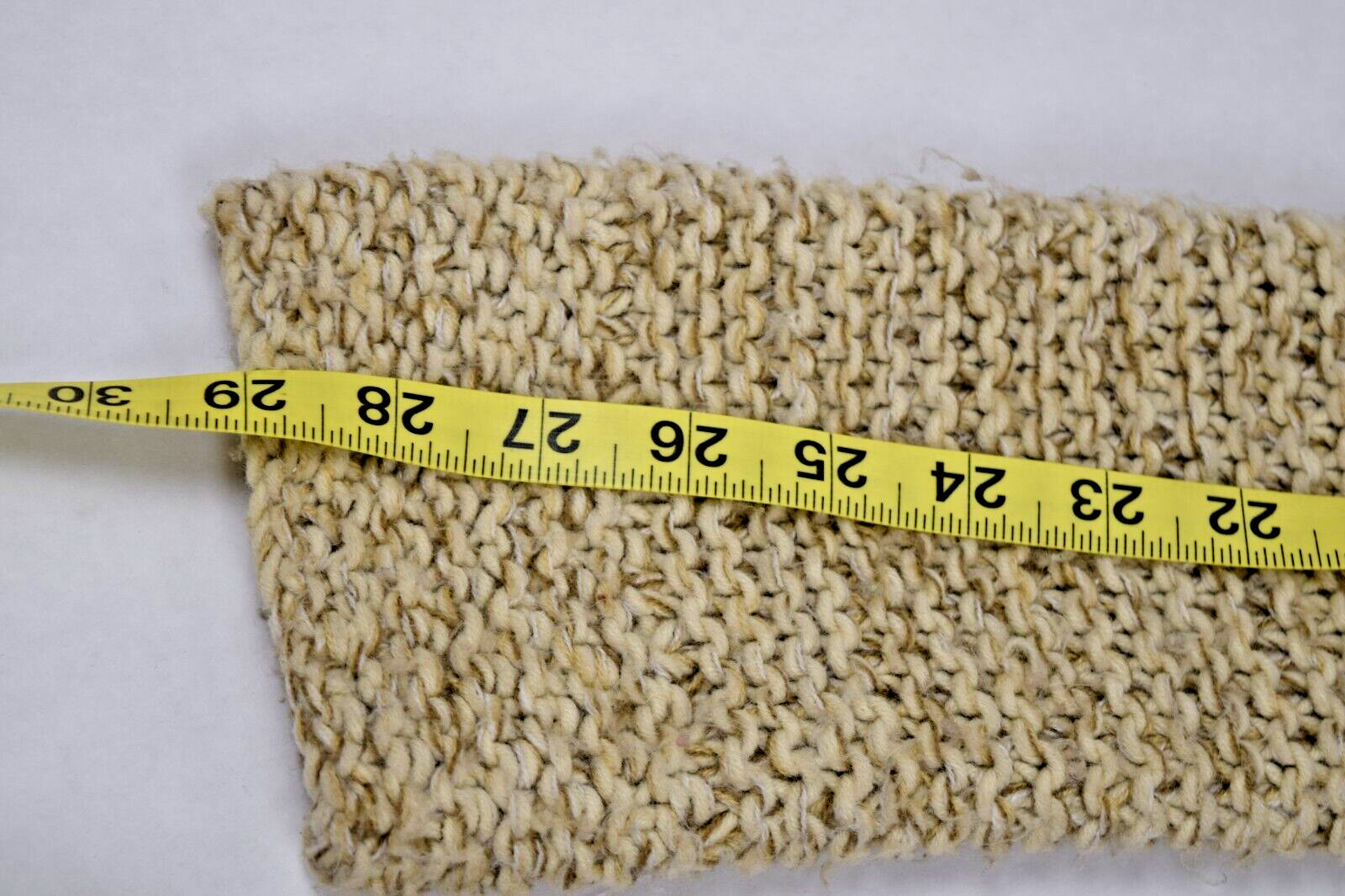 Vintage Guess Jeans Knit Sweater Size S/M 90s Oatmeal Beige Collared Belted Wrap