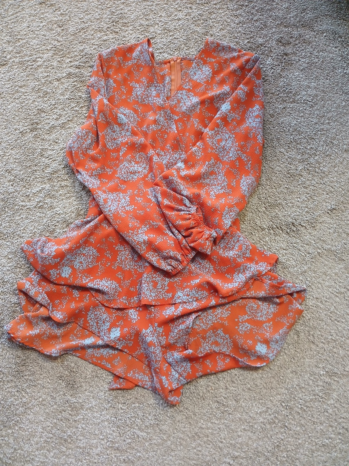VINTAGE, UNIQUE HANDMADE SHORTS JUMPSUIT SIZE M