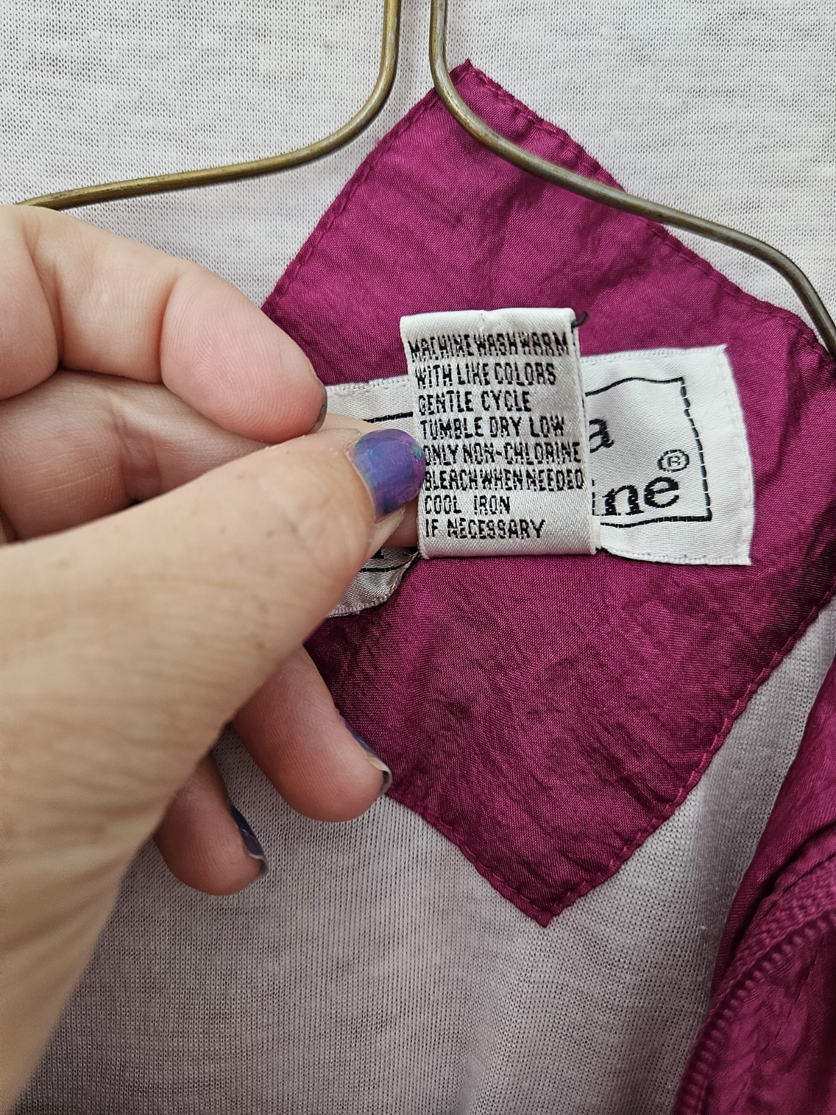 VTG LAURA KATHERINE Womens Adult Pink Track Suit Jacket Pants L