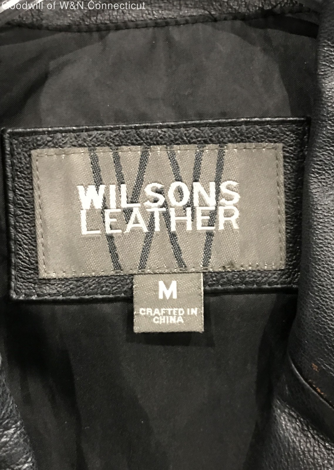 Vintage Y2K Wilsons Leather Women’s Black Genuine Leather Blazer Jacket Sz M