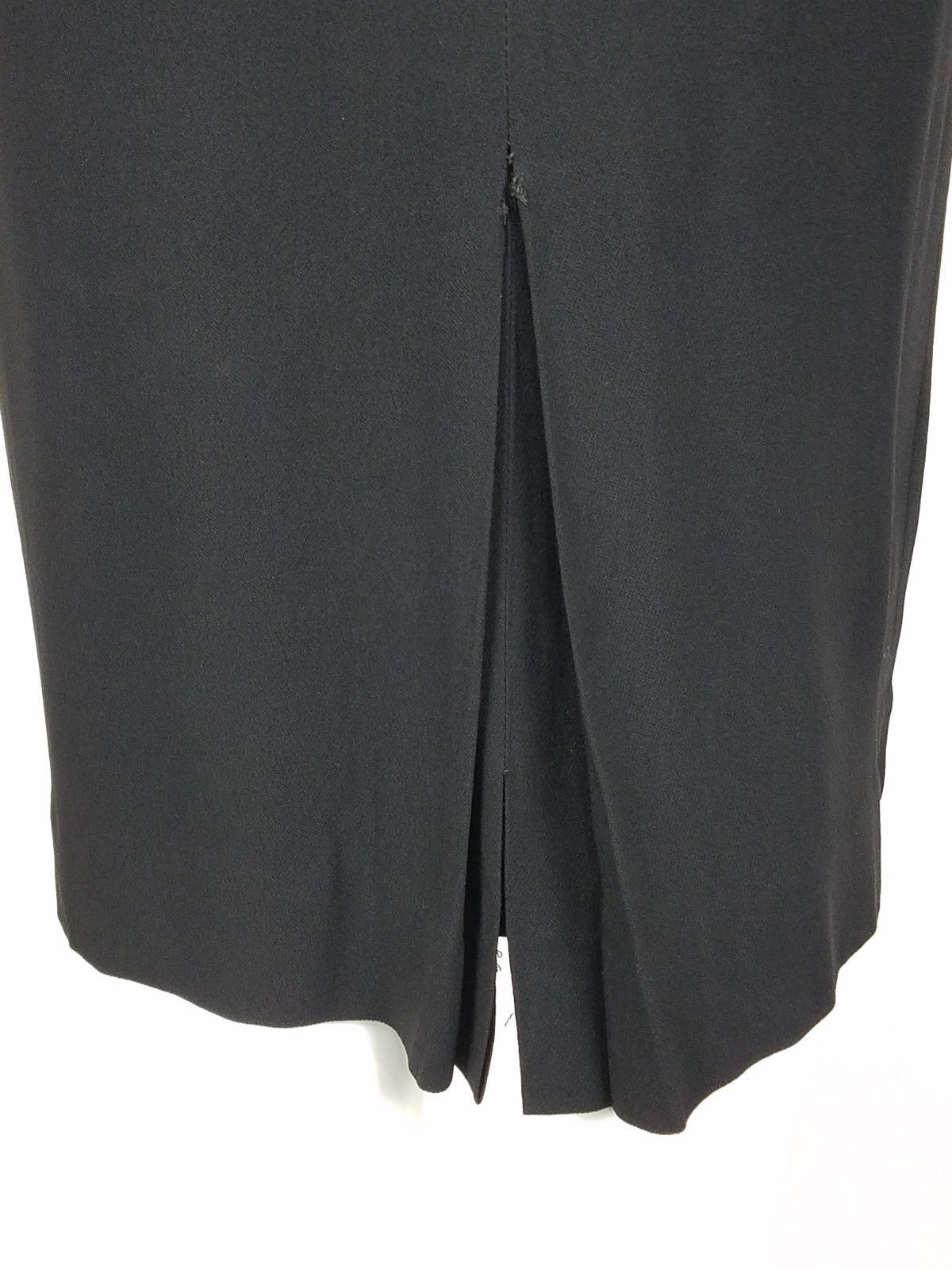 Vintage Jay Herbert Dress Size 12 Black Cocktail Party Dress Sweetheart Sequins