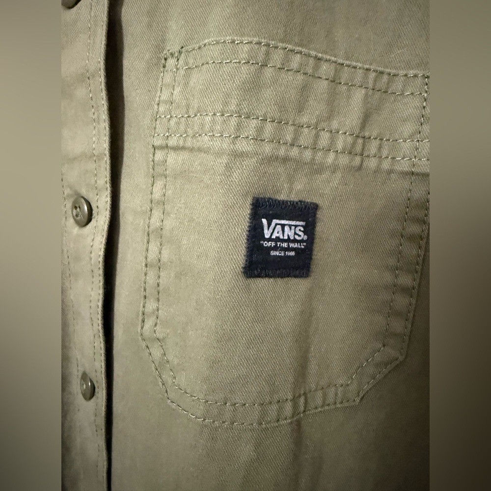 Vans Olive Green Broadway Dress | Utility Style Casual Streetwear