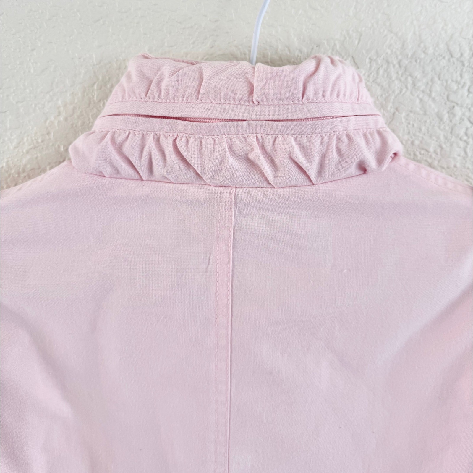 Izzi Vintage Jacket Womens Medium Pink Mesh Panel Shoulder Pad Utility Bomber