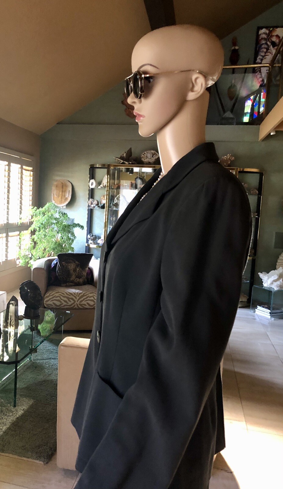 Giorgio Armani Vintage Skirt Suit. Armani Grey. I.Magnin Early 80’s Size 48/10us