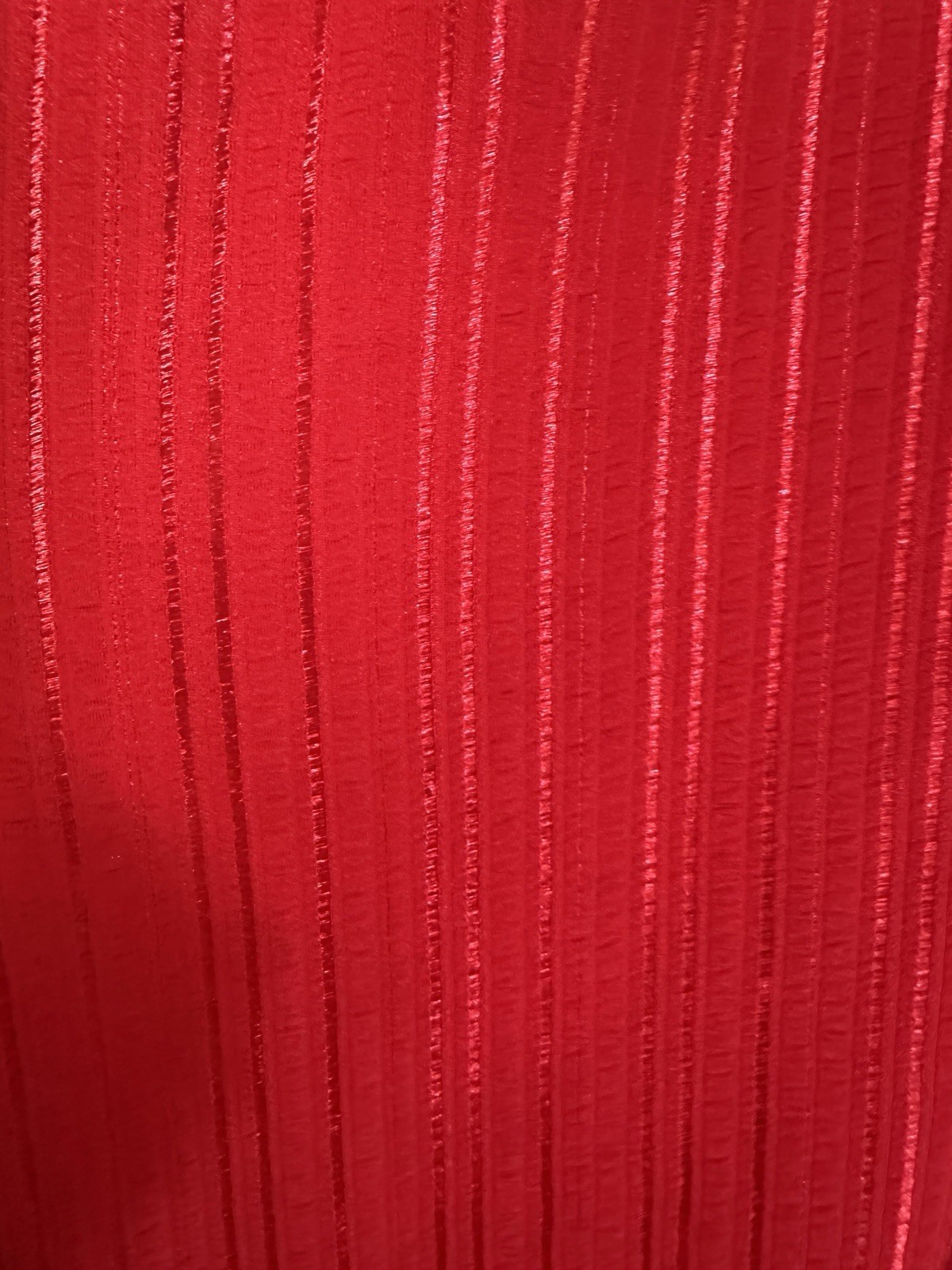 Vintage 70s Red APPEL Caftan Hostess Maxi Dress Ribbed Polyester Retro OSFM