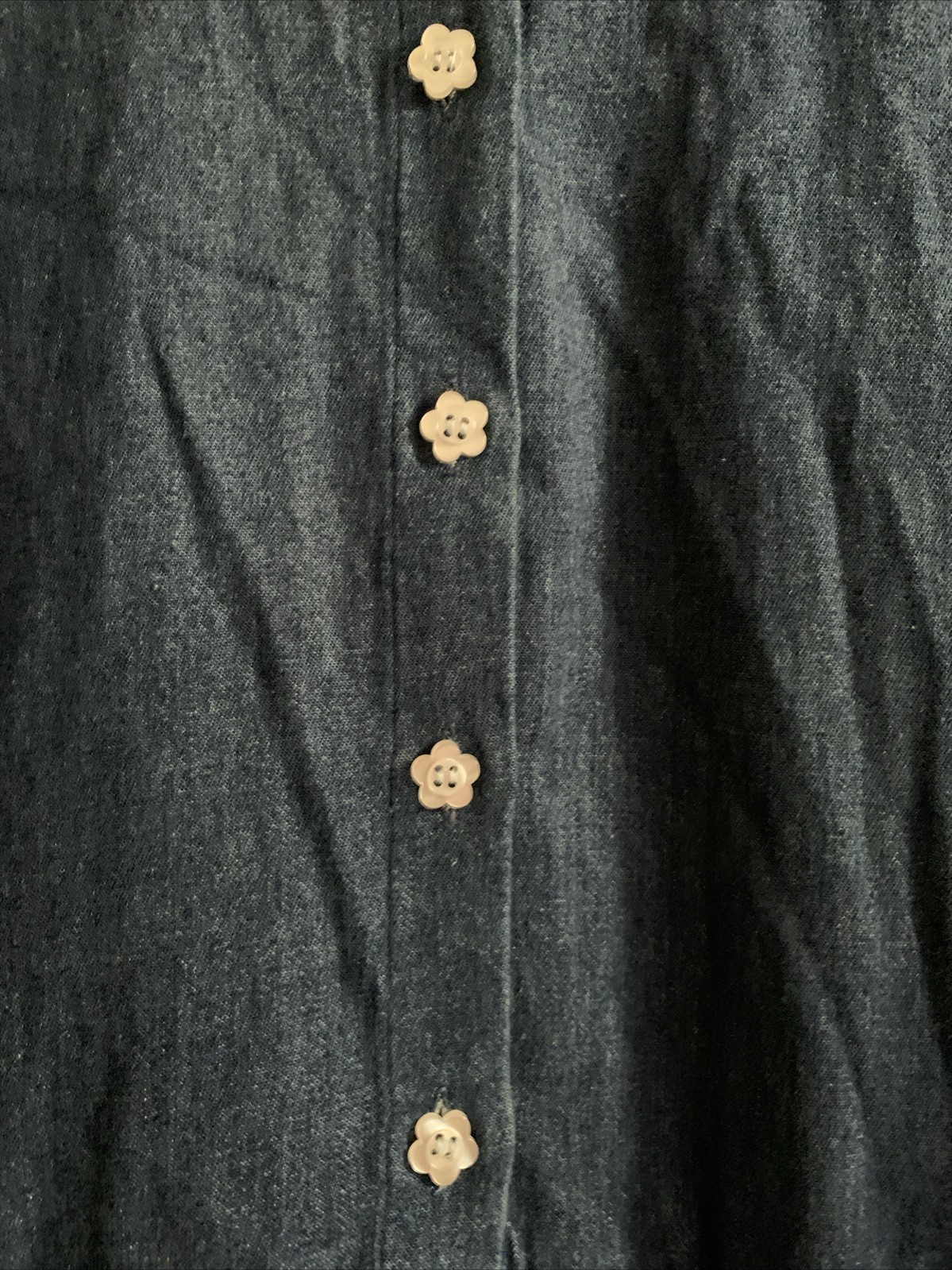 Country Wear Clothing Co. Size 16 Vtg Denim Maxi Dress W/Chickens On Pockets
