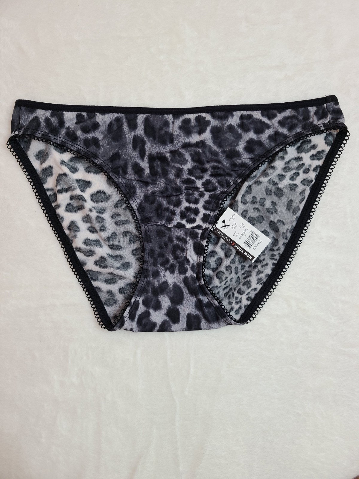 NWT VTG NY&CO Smooth Microfiber Classic Bikini Panty Size Sm Leopard