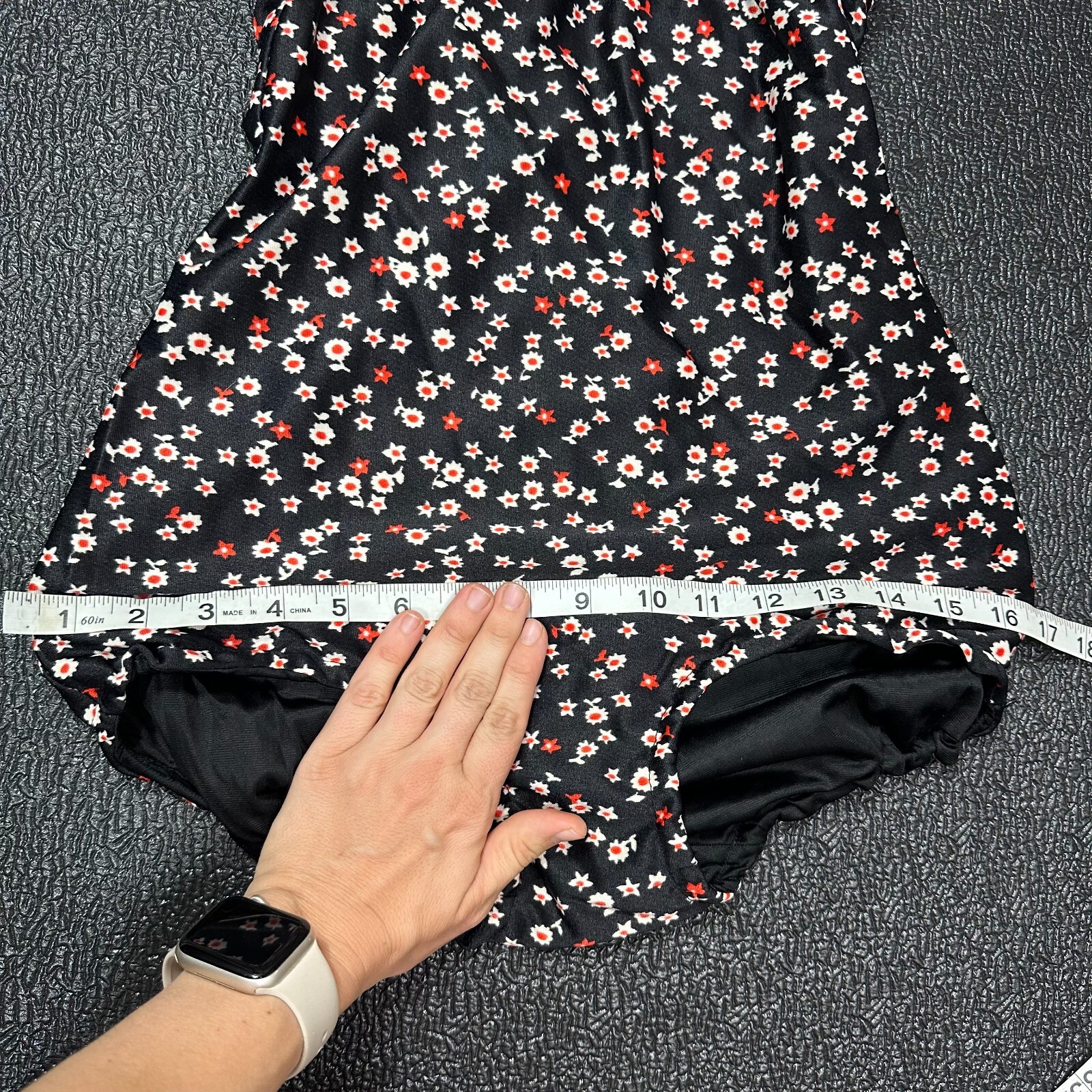 VTG 60s 50s Pinup One Piece Swimsuit Womens Floral Bombshell Halter Bullet S/M