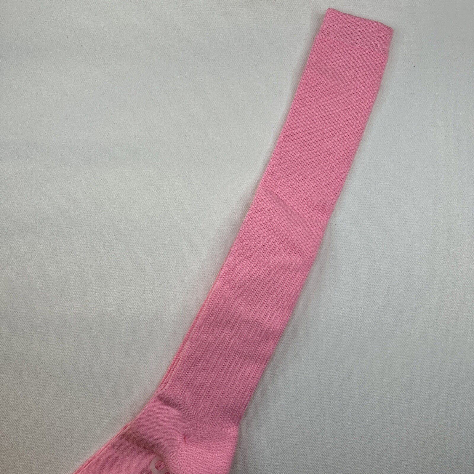 VTG Socks Crew Pink School Girl Knee High 80s 27″ NOS Acrylic Nylon Blend 10-13