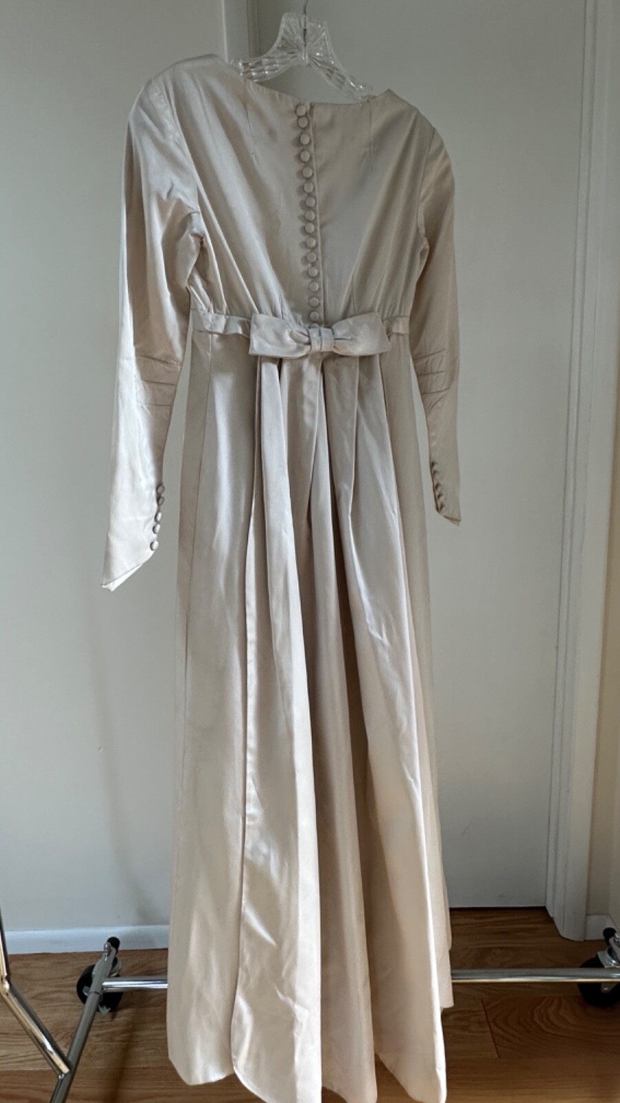 Emma Domb 1960s ivory Wedding Dress Cotillion Debutante Vintage Princess Cut VGC