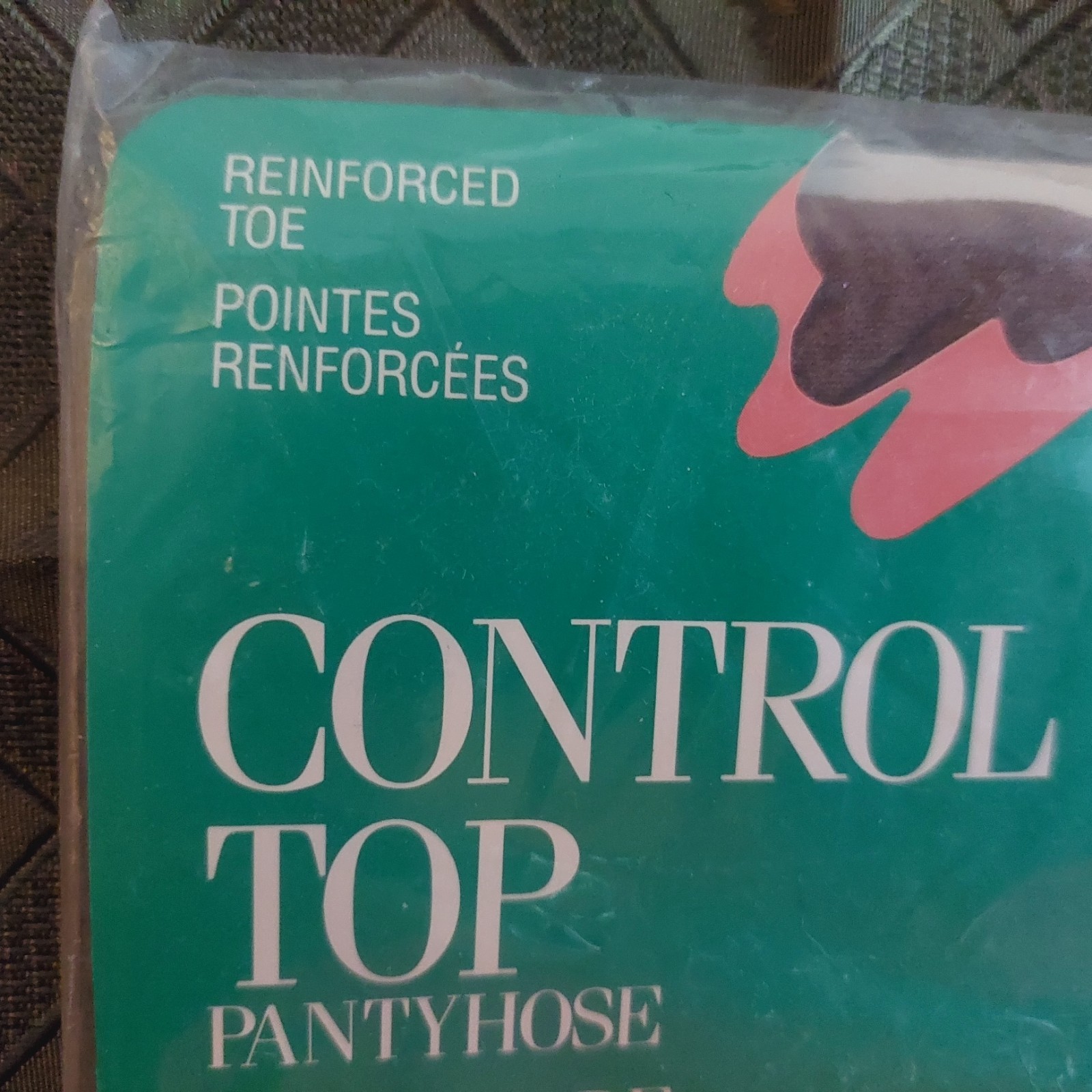 Vintage Pantyhose Rare Peoples Control Top Color Taupe Size Extra Tall BALLS1