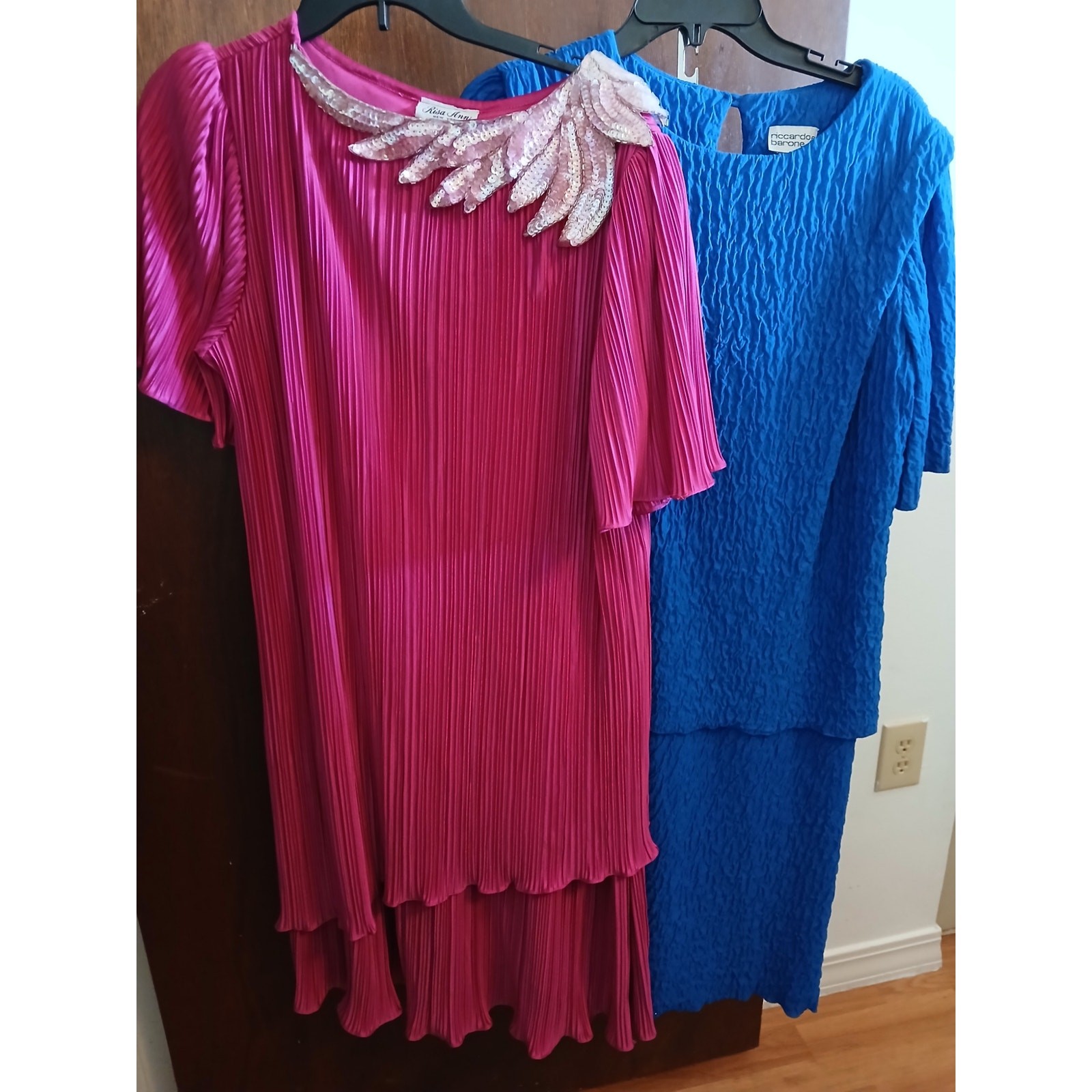 14pc VINTAGE 1970S 1980S LOT Cocktail Party Church Dresses Black Disco Med Large