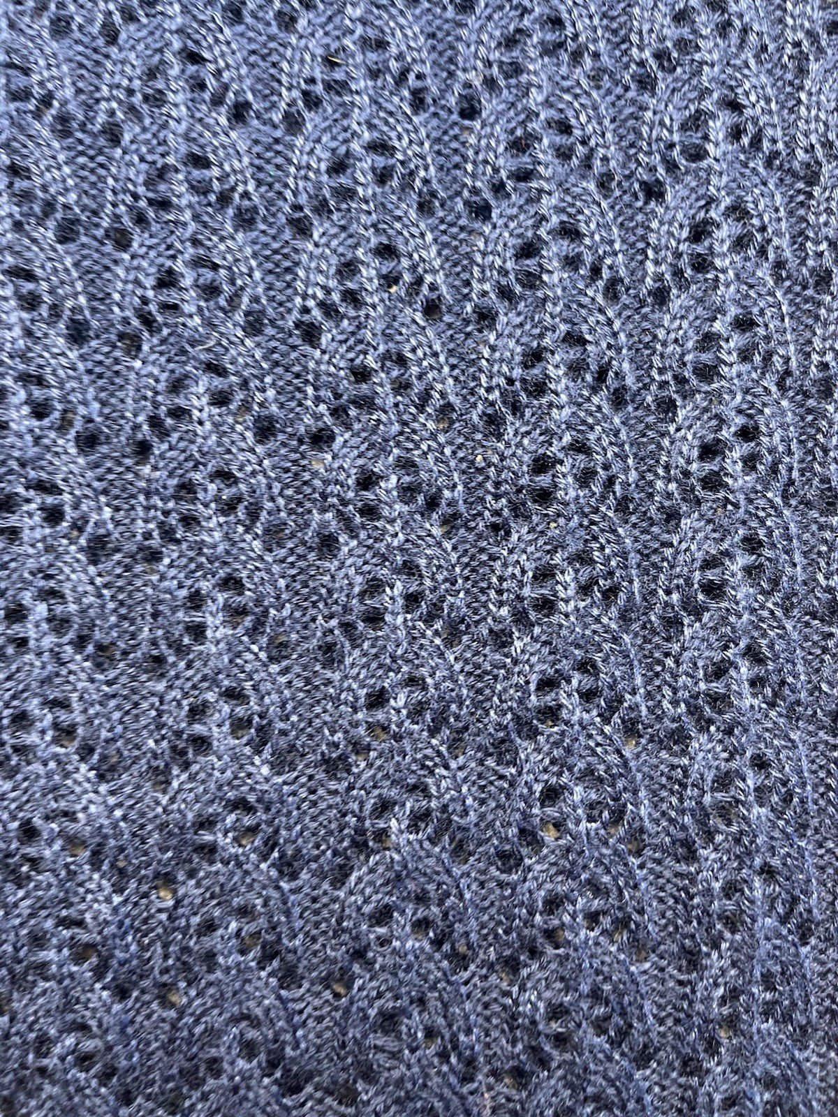 1960/70s Women’s Blu & Wht Sleeveless Knit Sweater