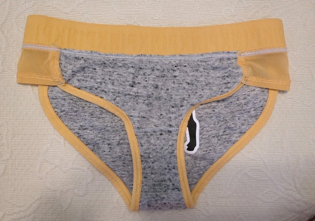 Rare VTG VS PINK Graphic Cotton Low Rise Hipster Panty Dog Logo XS